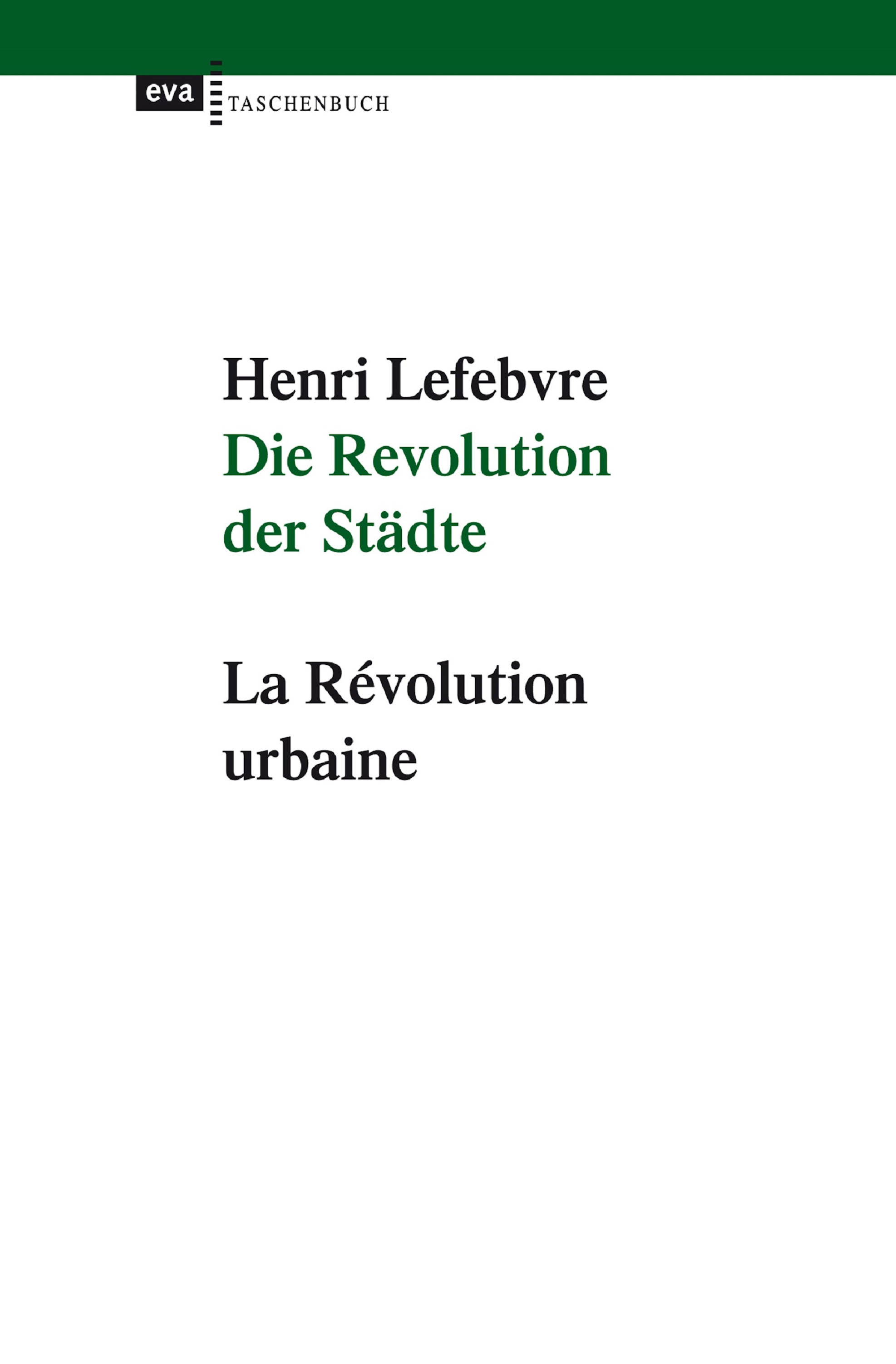 Обложка книги «Die Revolution der Städte»