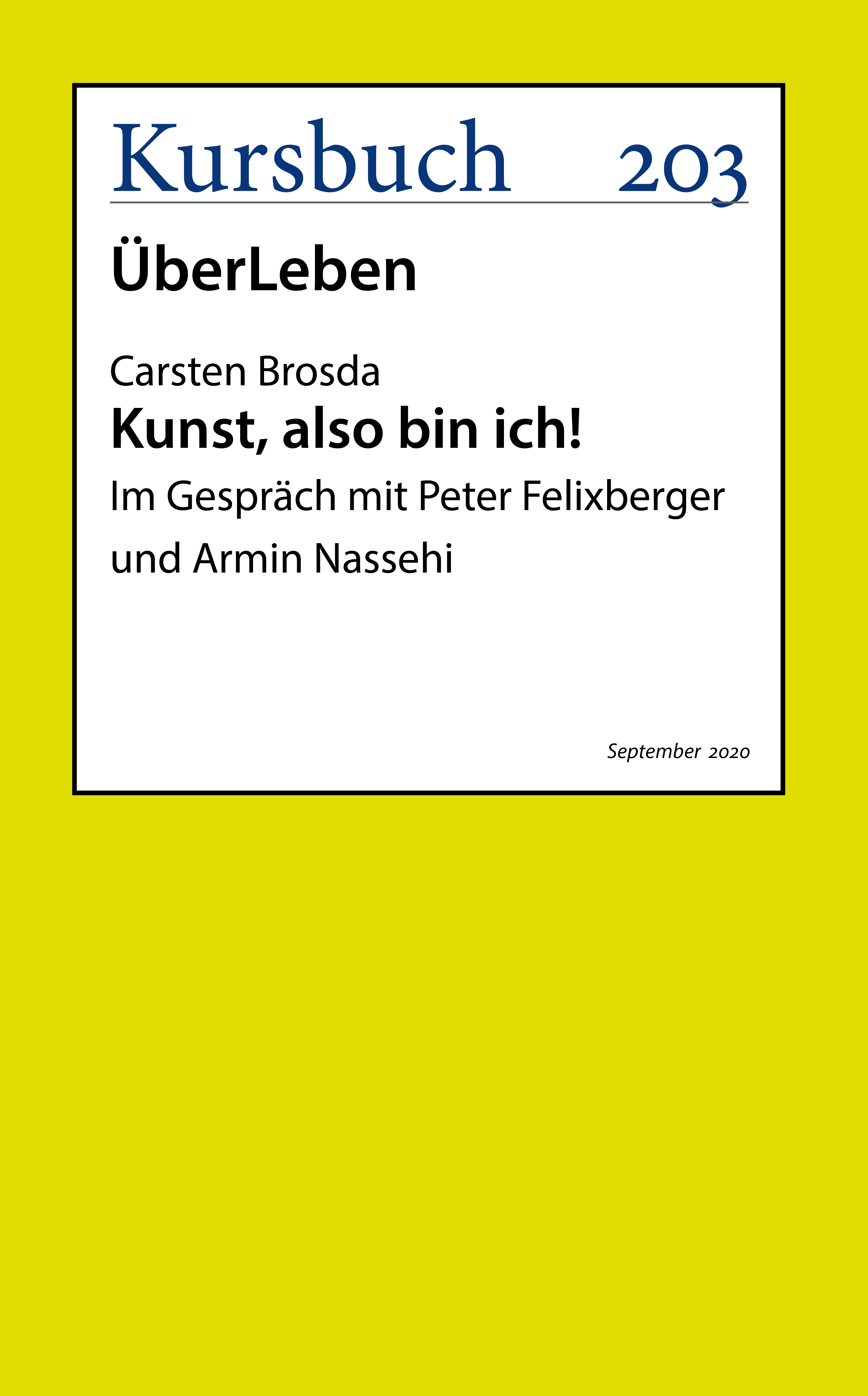 Обложка книги «Kunst, also bin ich!»