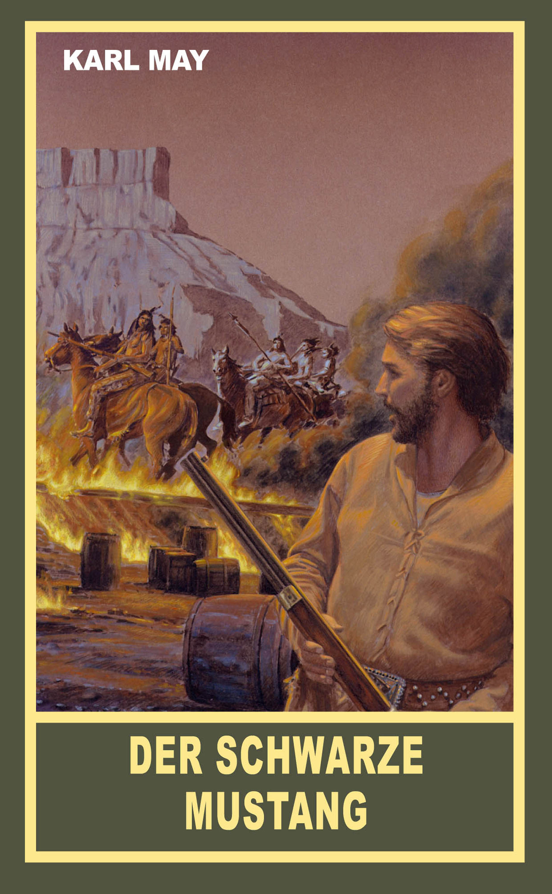 Обложка книги «Der schwarze Mustang»