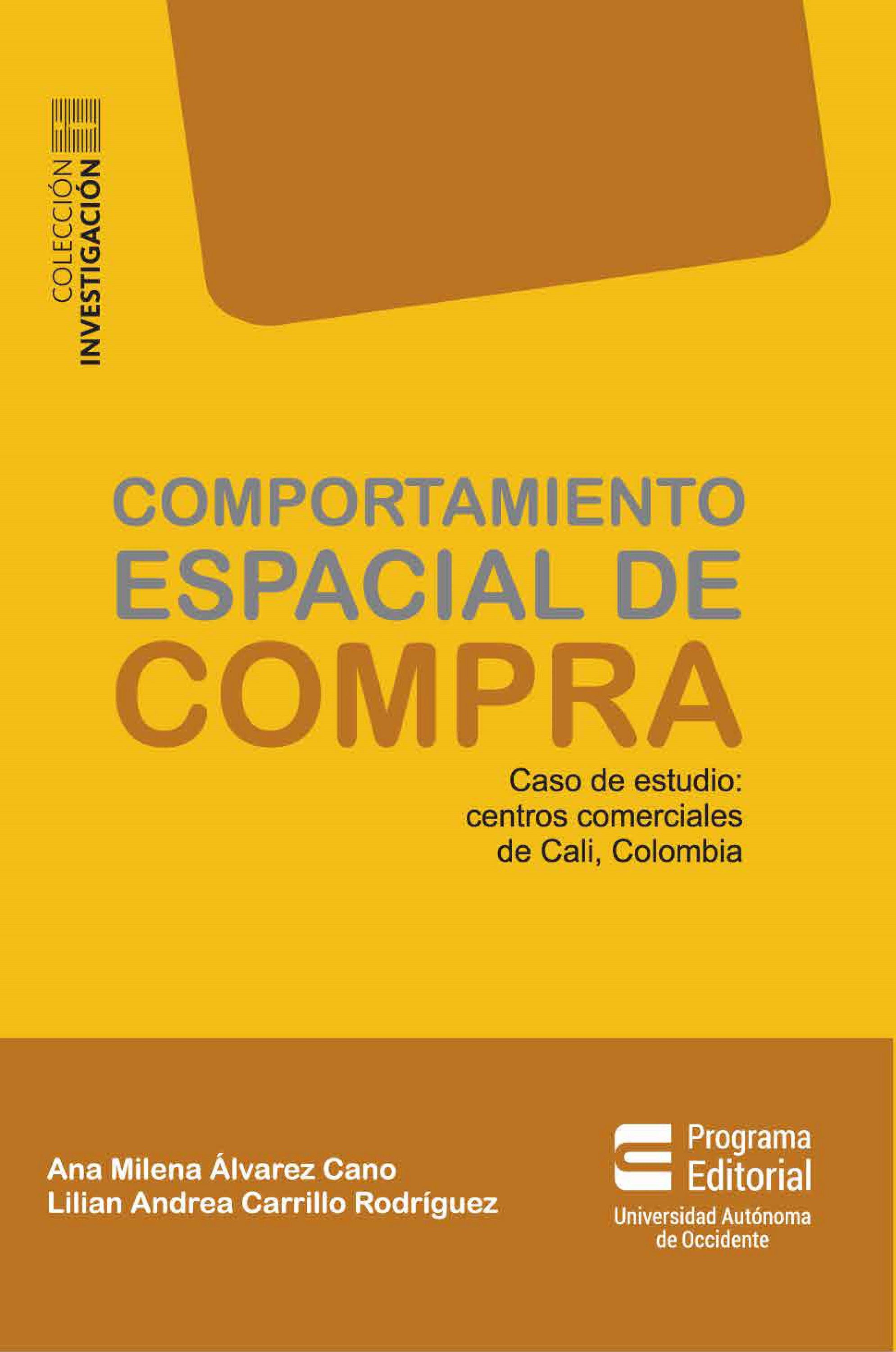 Обложка книги «Comportamiento espacial de compra»