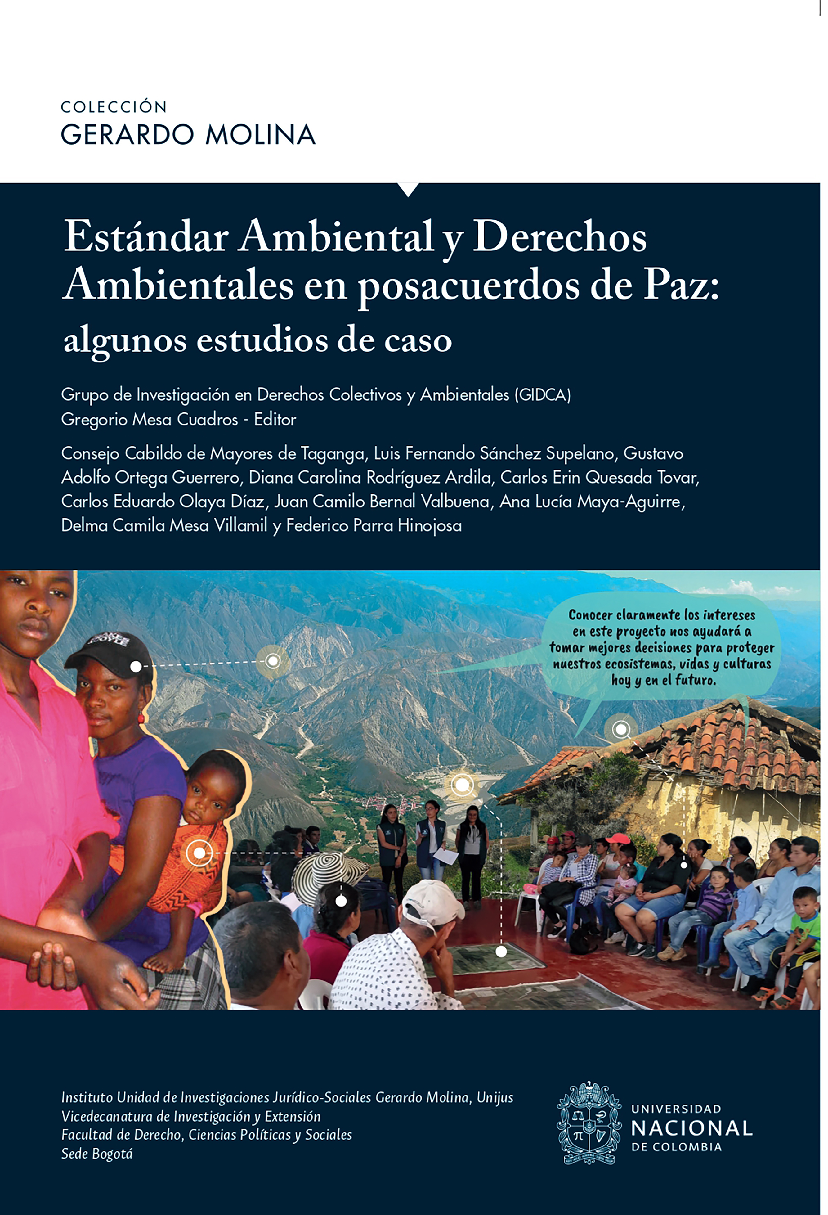 Обложка книги «Estándar ambiental y derechos ambientales en posacuerdos de paz : algunos estudios de caso»