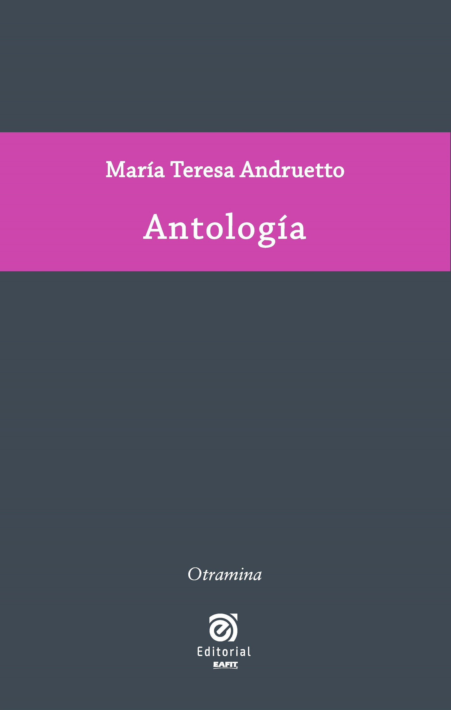 Обложка книги «Antología de María Teresa Andruetto»