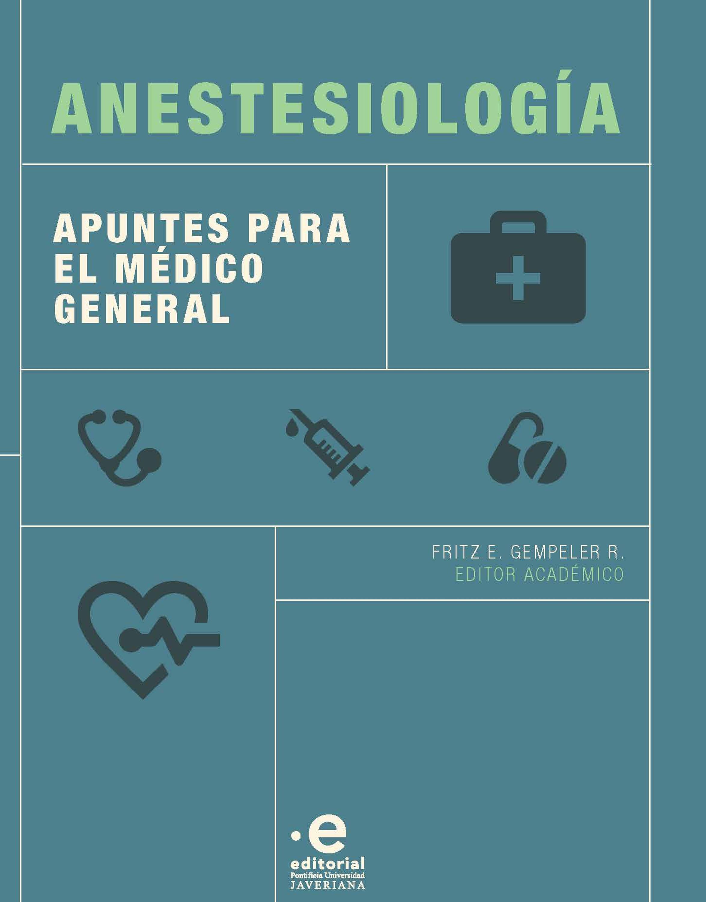 Обложка книги «Anestesiología»