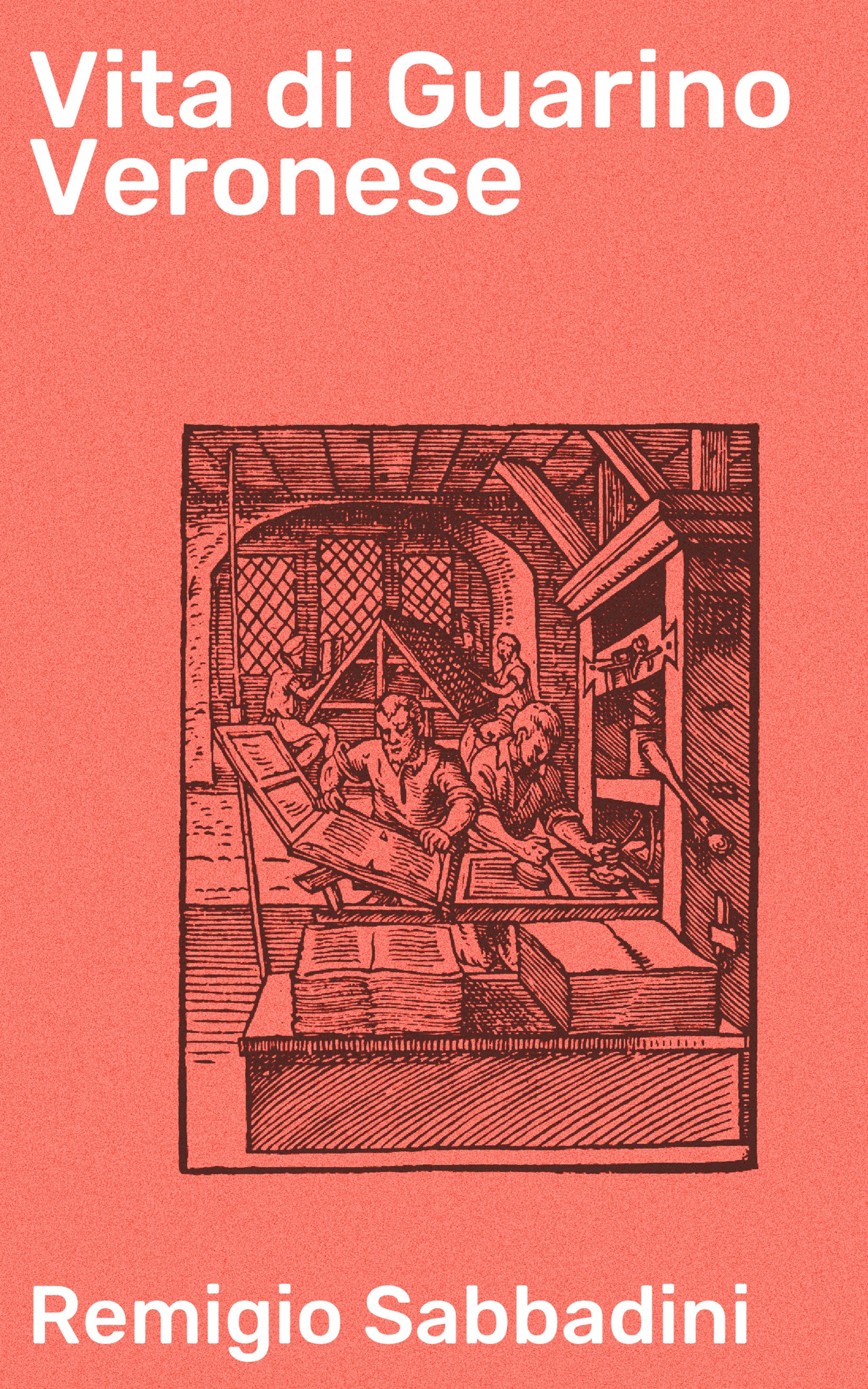 Обложка книги «Vita di Guarino Veronese»