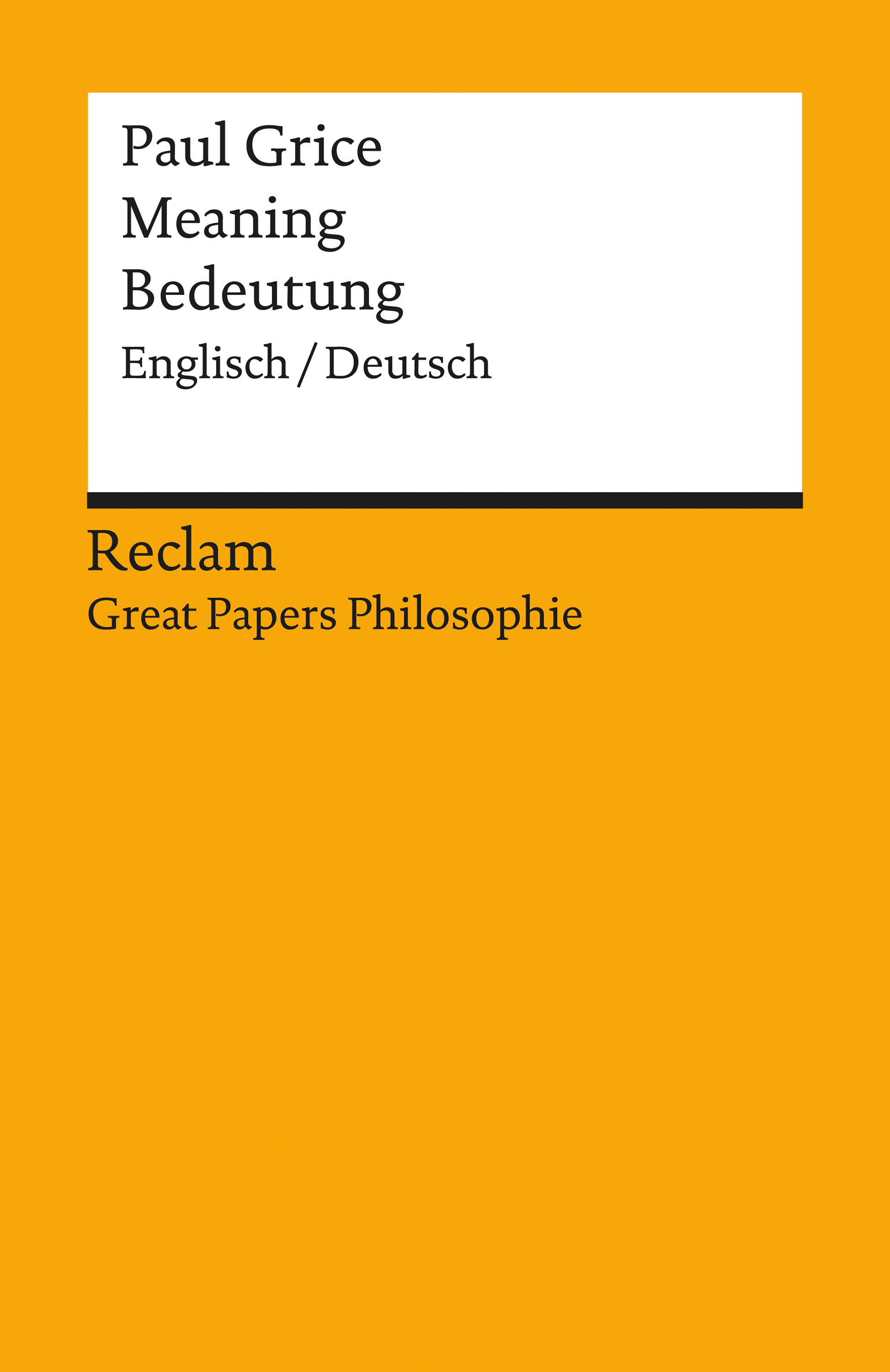 Обложка книги «Meaning / Bedeutung (Englisch/Deutsch)»