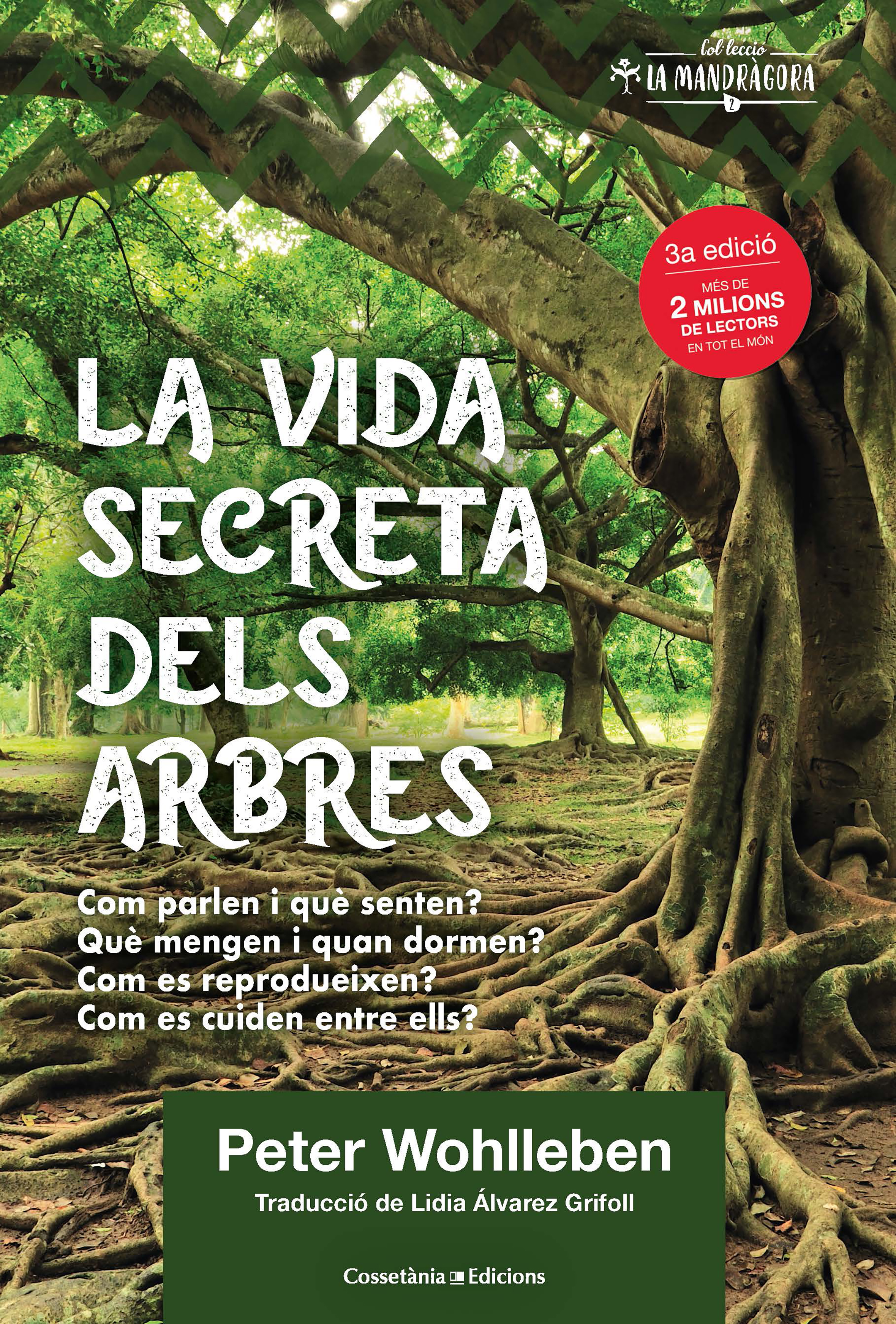 Обложка книги «La vida secreta dels arbres»