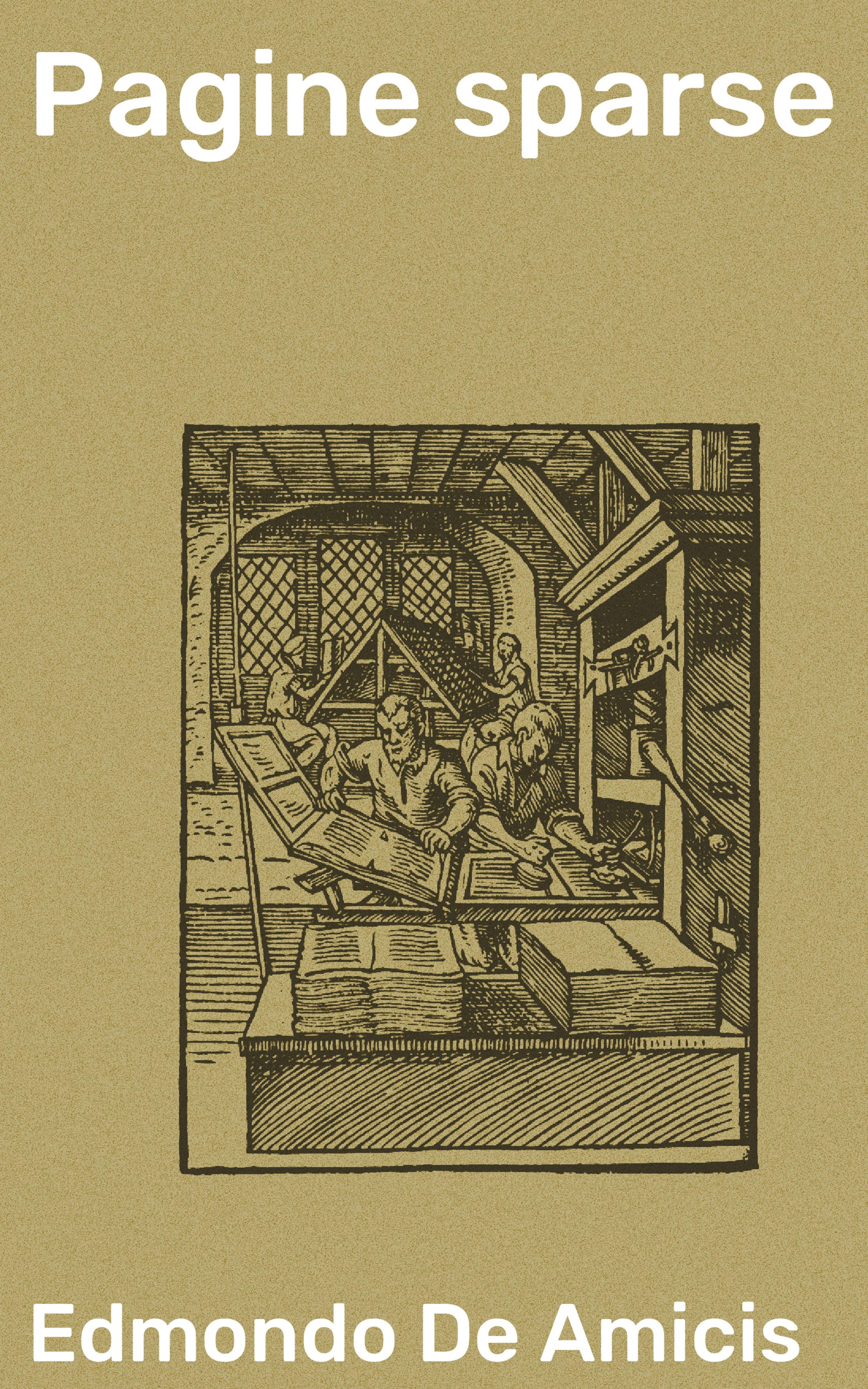 Обложка книги «Pagine sparse»