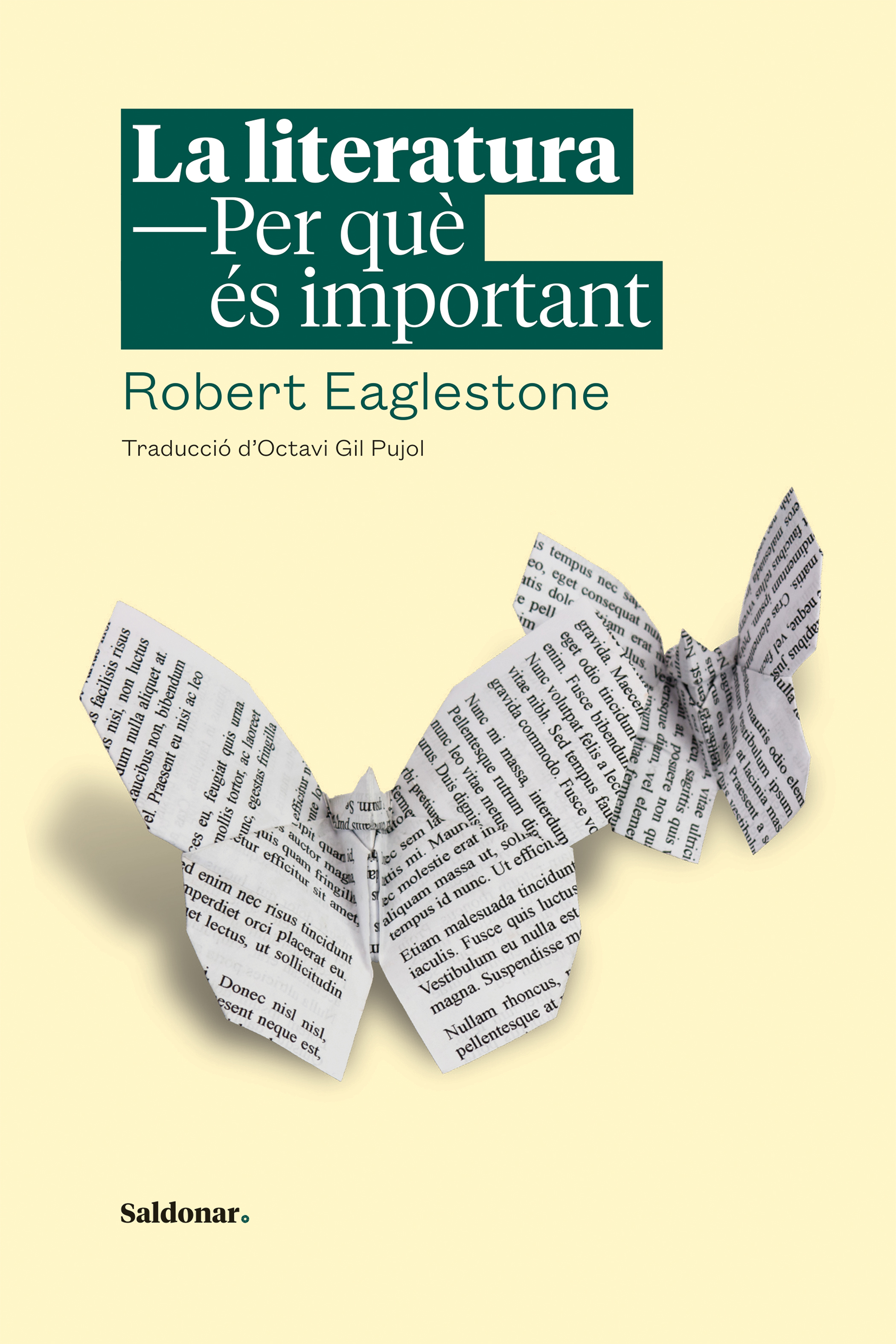 Обложка книги «La literatura. Per què és important»