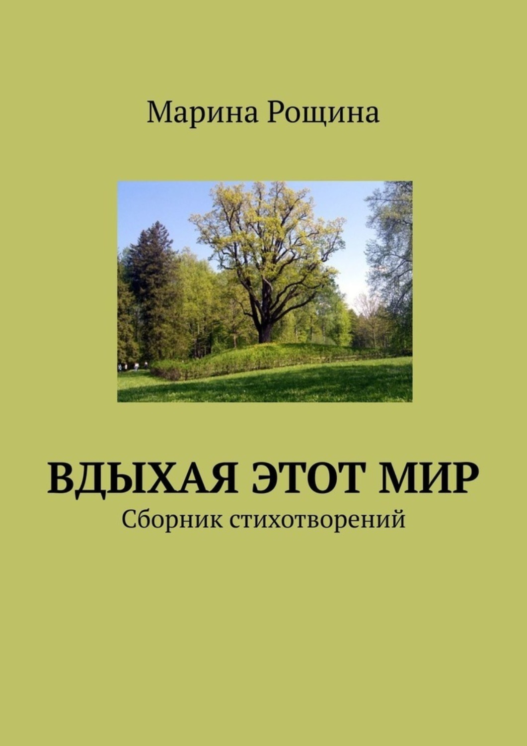 Обложка книги «Вдыхая этот мир. Сборник стихотворений»