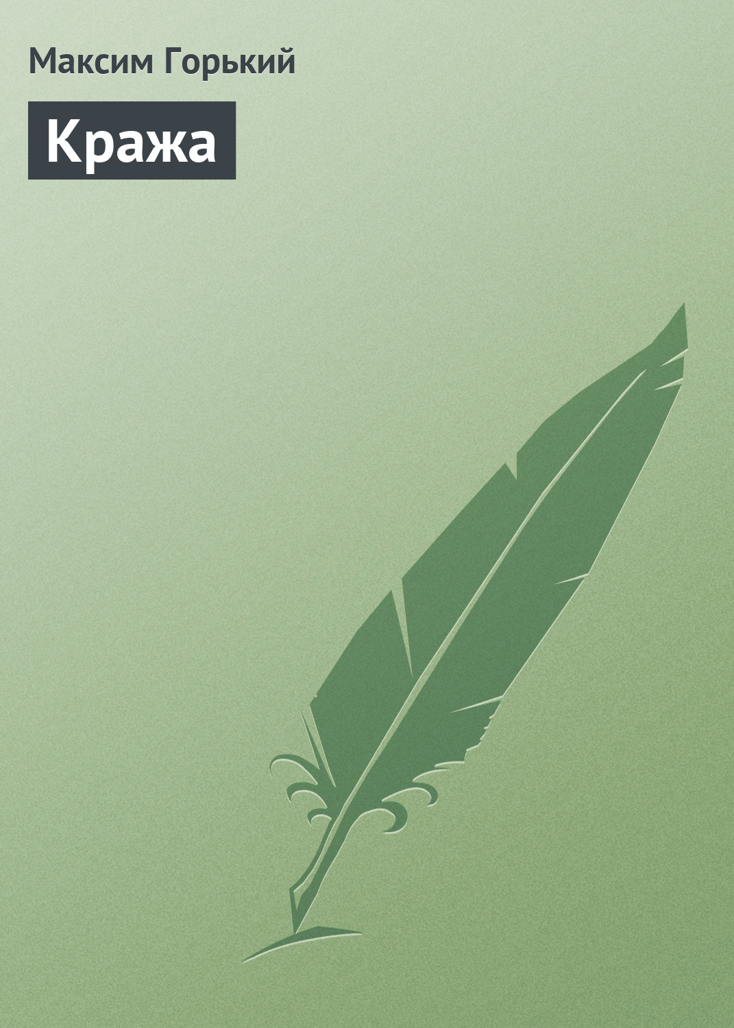 Обложка книги «Кража»