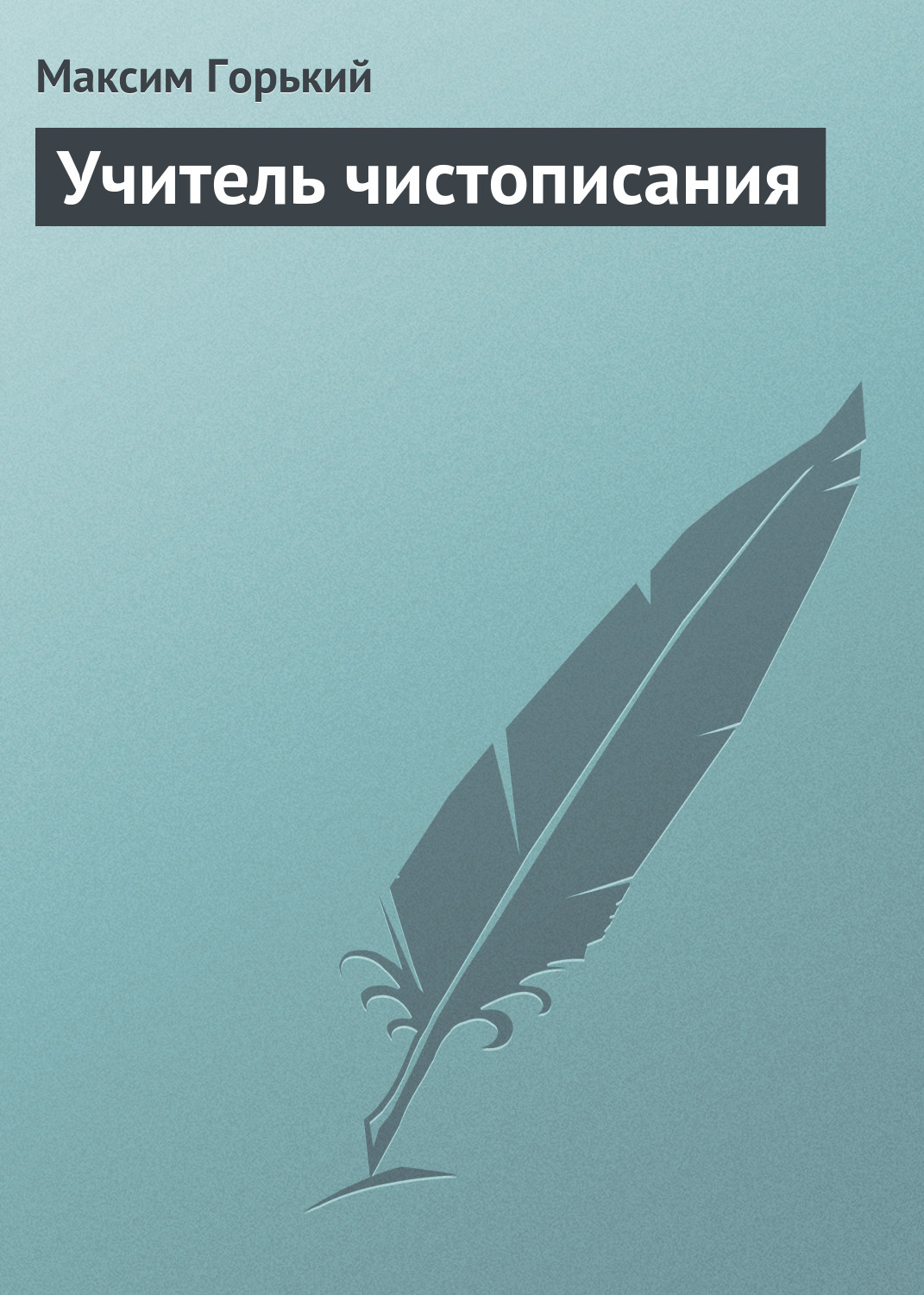 Обложка книги «Учитель чистописания»