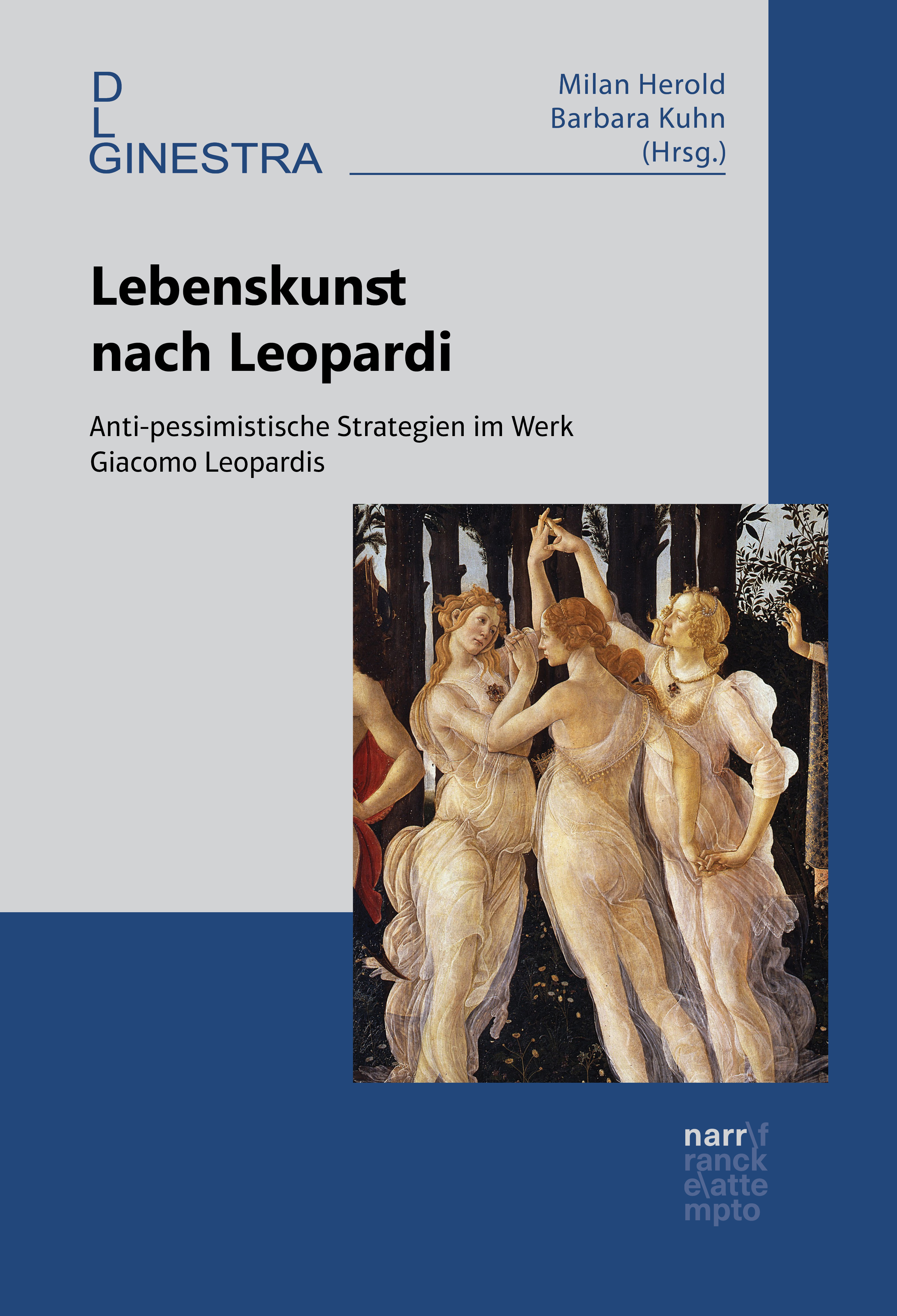 Обложка книги «Lebenskunst nach Leopardi»