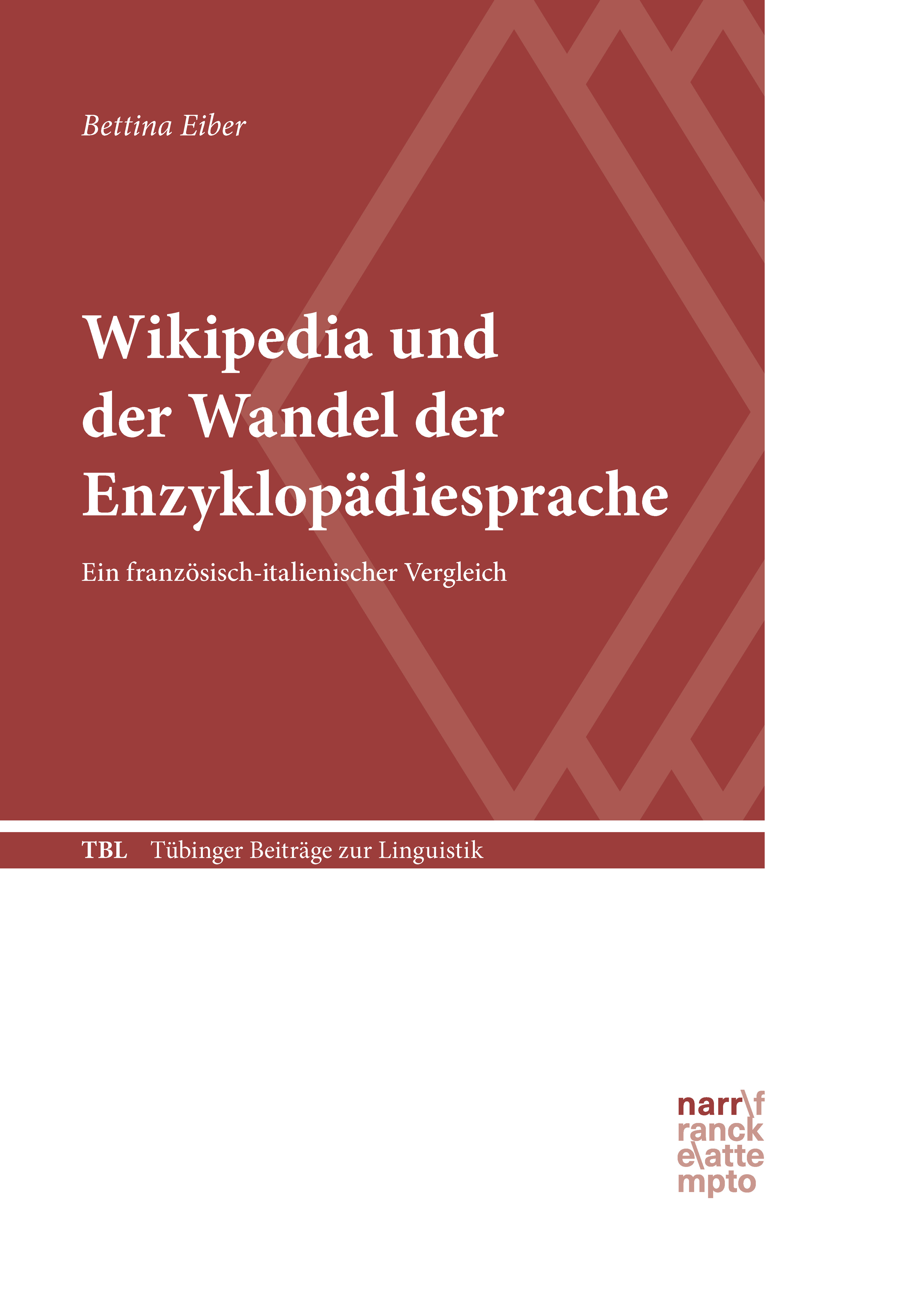 Обложка книги «Wikipedia und der Wandel der Enzyklopädiesprache»