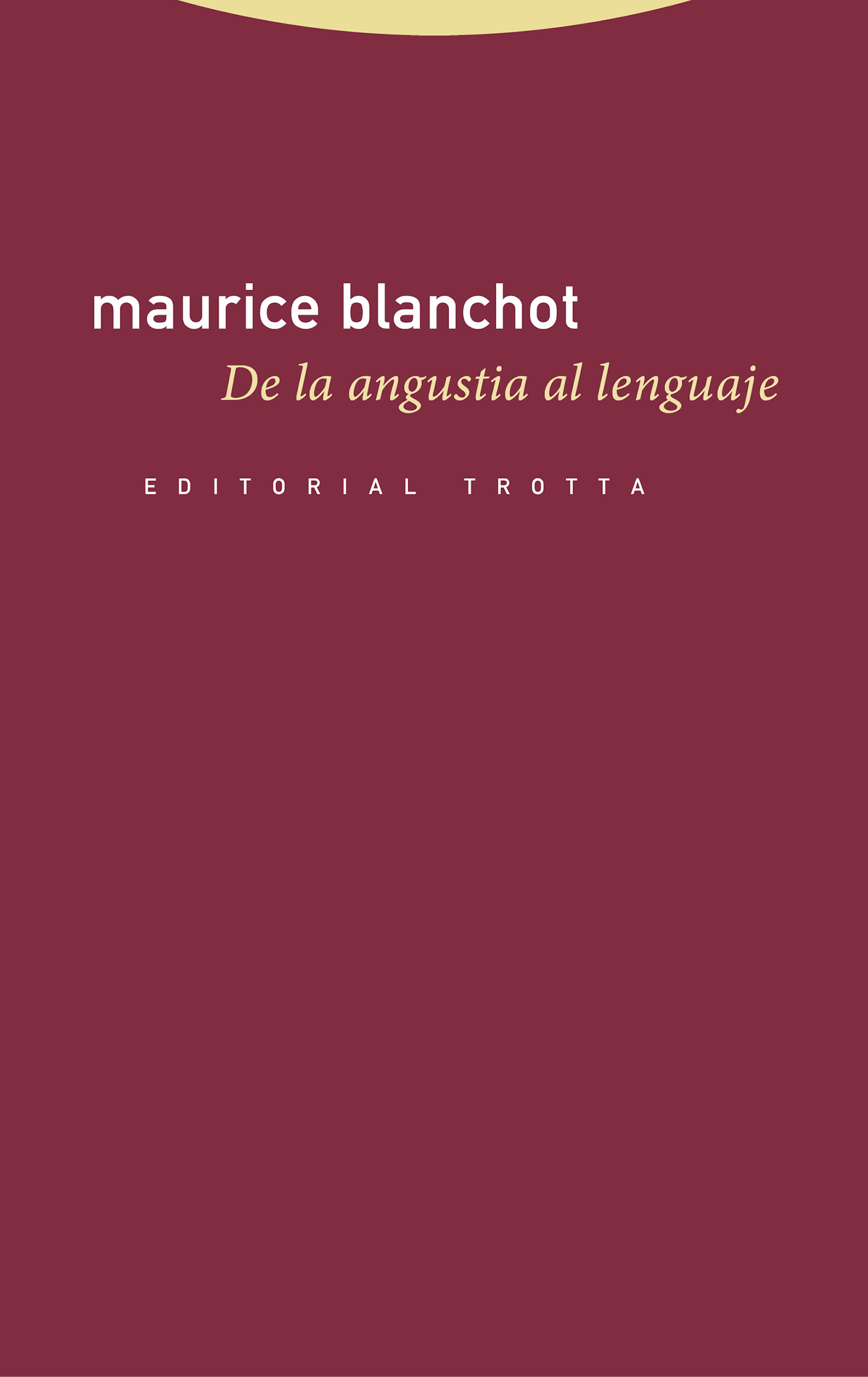 Обложка книги «De la angustia al lenguaje»