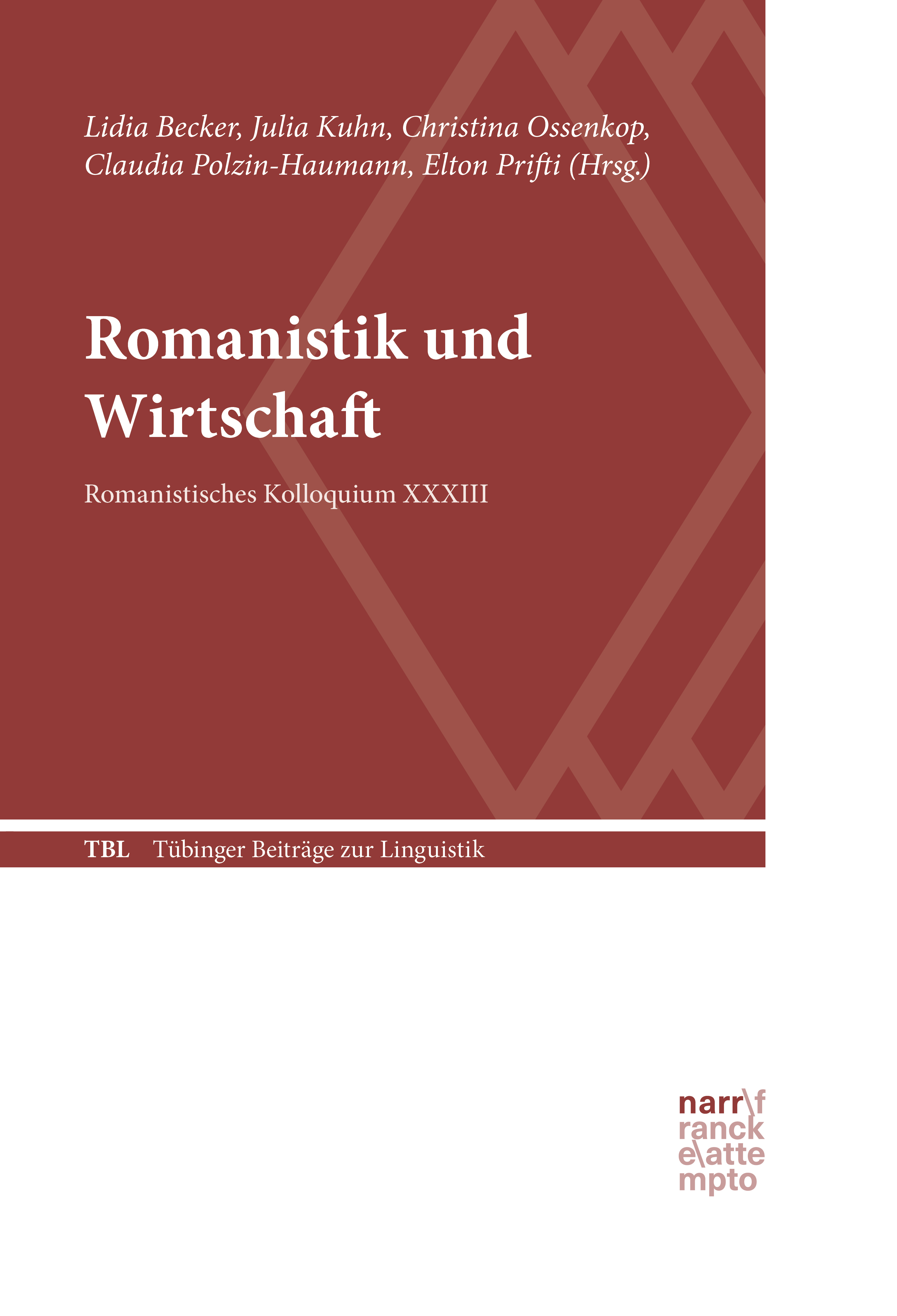 Обложка книги «Romanistik und Wirtschaft»