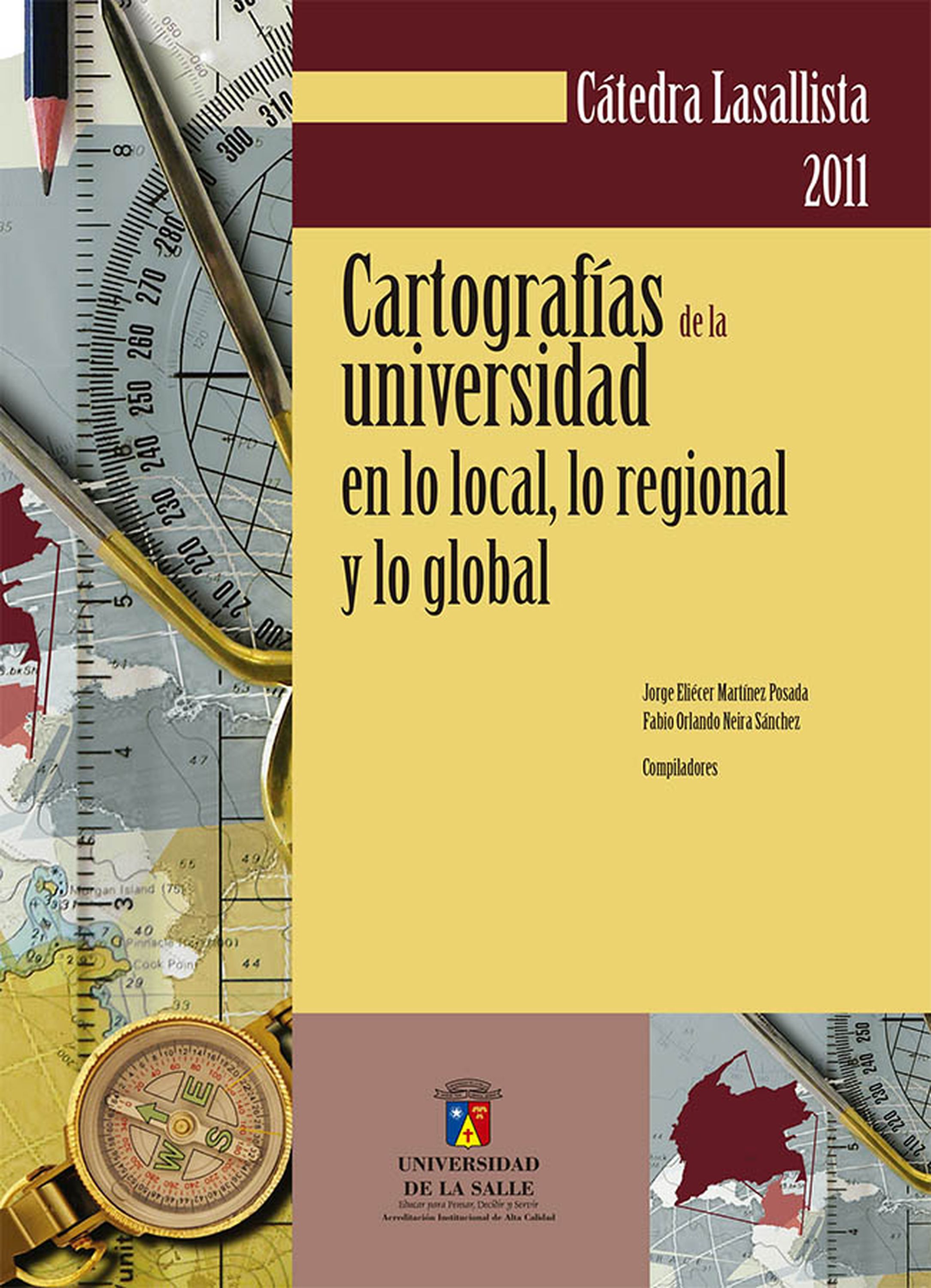 Обложка книги «Cartografías de la universidad en lo local, lo regional y lo global»