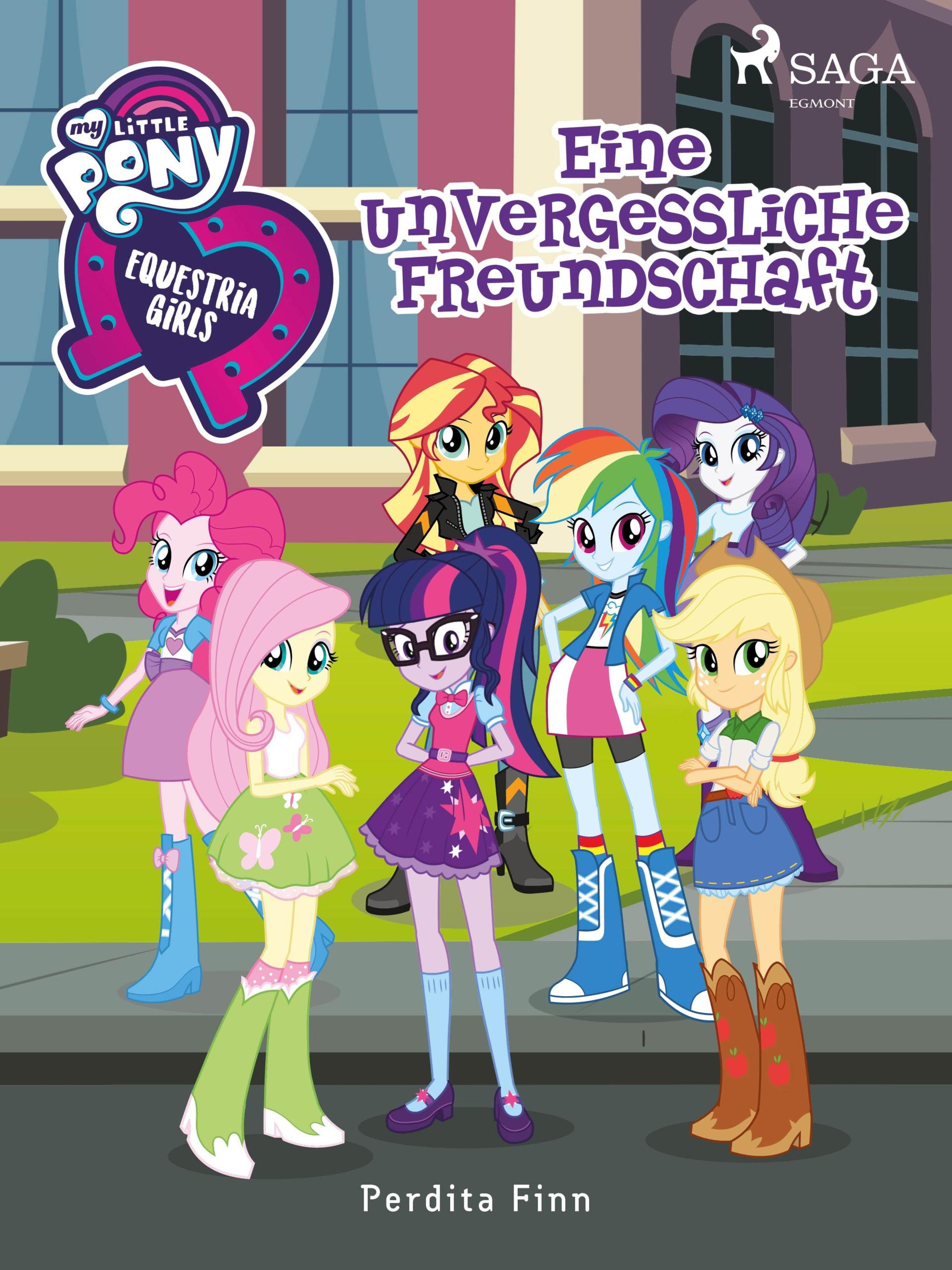 Обложка книги «My Little Pony - Equestria Girls - Eine unvergessliche Freundschaft»