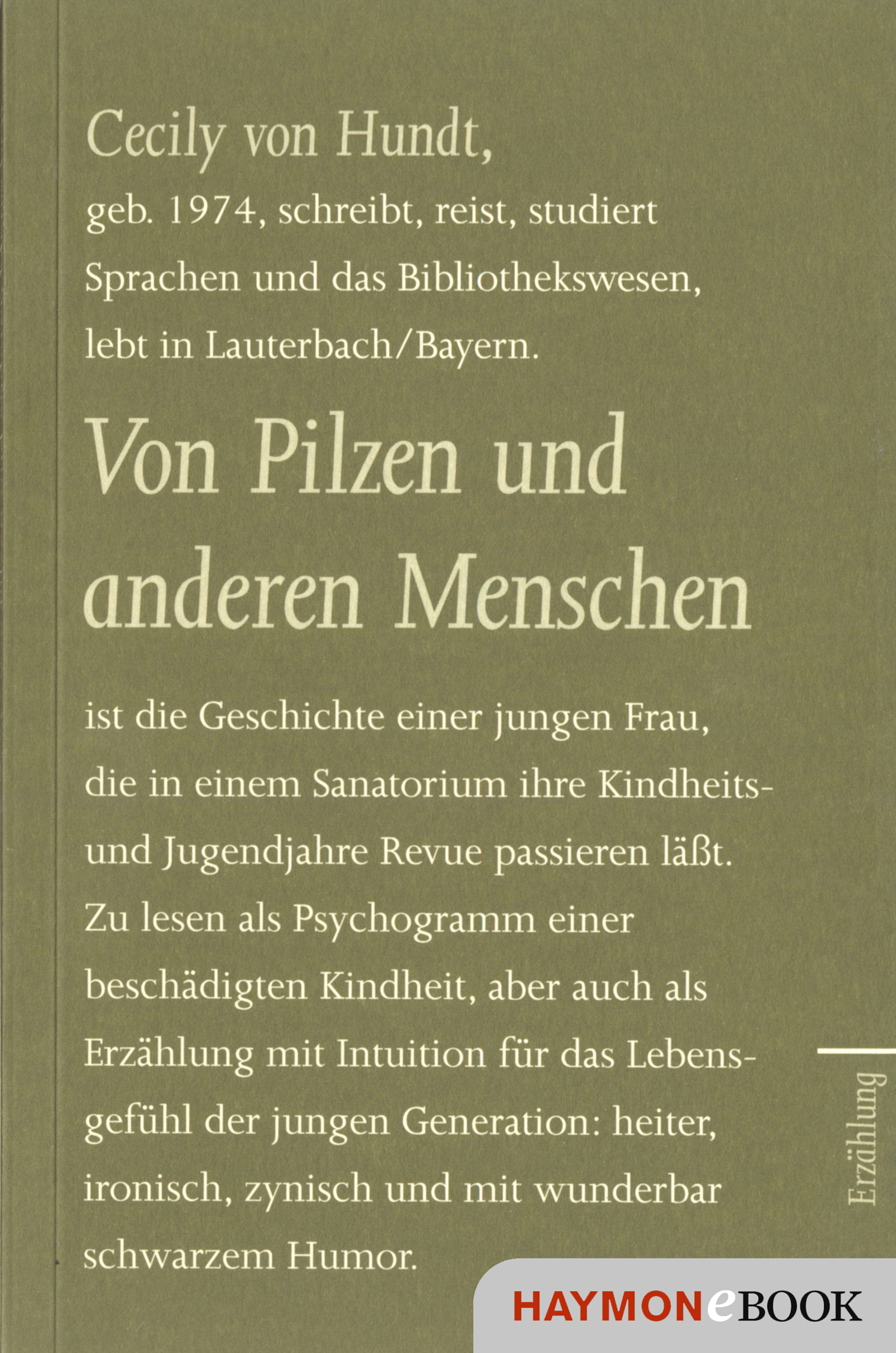 Обложка книги «Von Pilzen und anderen Menschen»