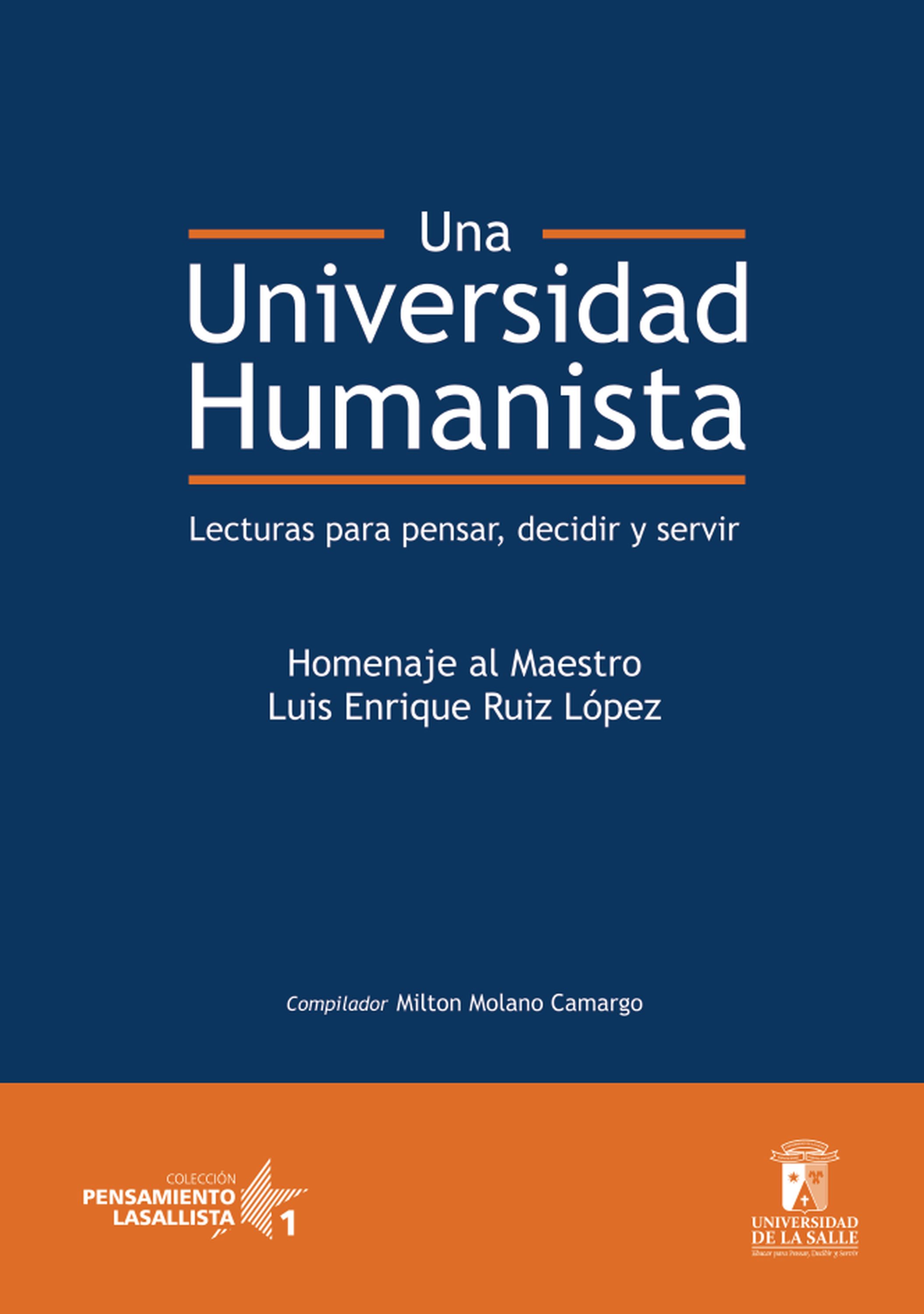 Обложка книги «Una universidad humanista»