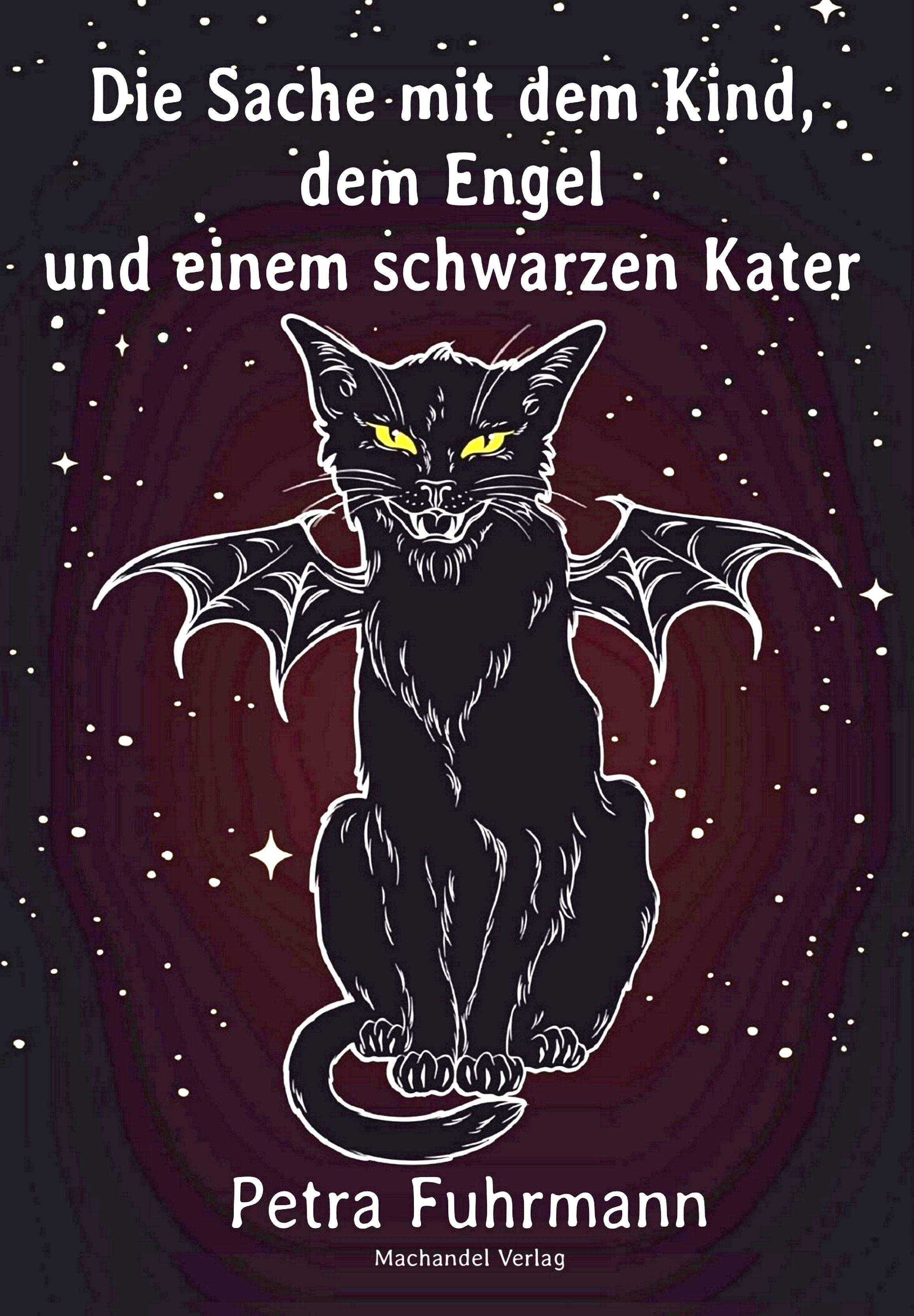 Обложка книги «Die Sache mit dem Kind, dem Engel und einem schwarzen Kater»