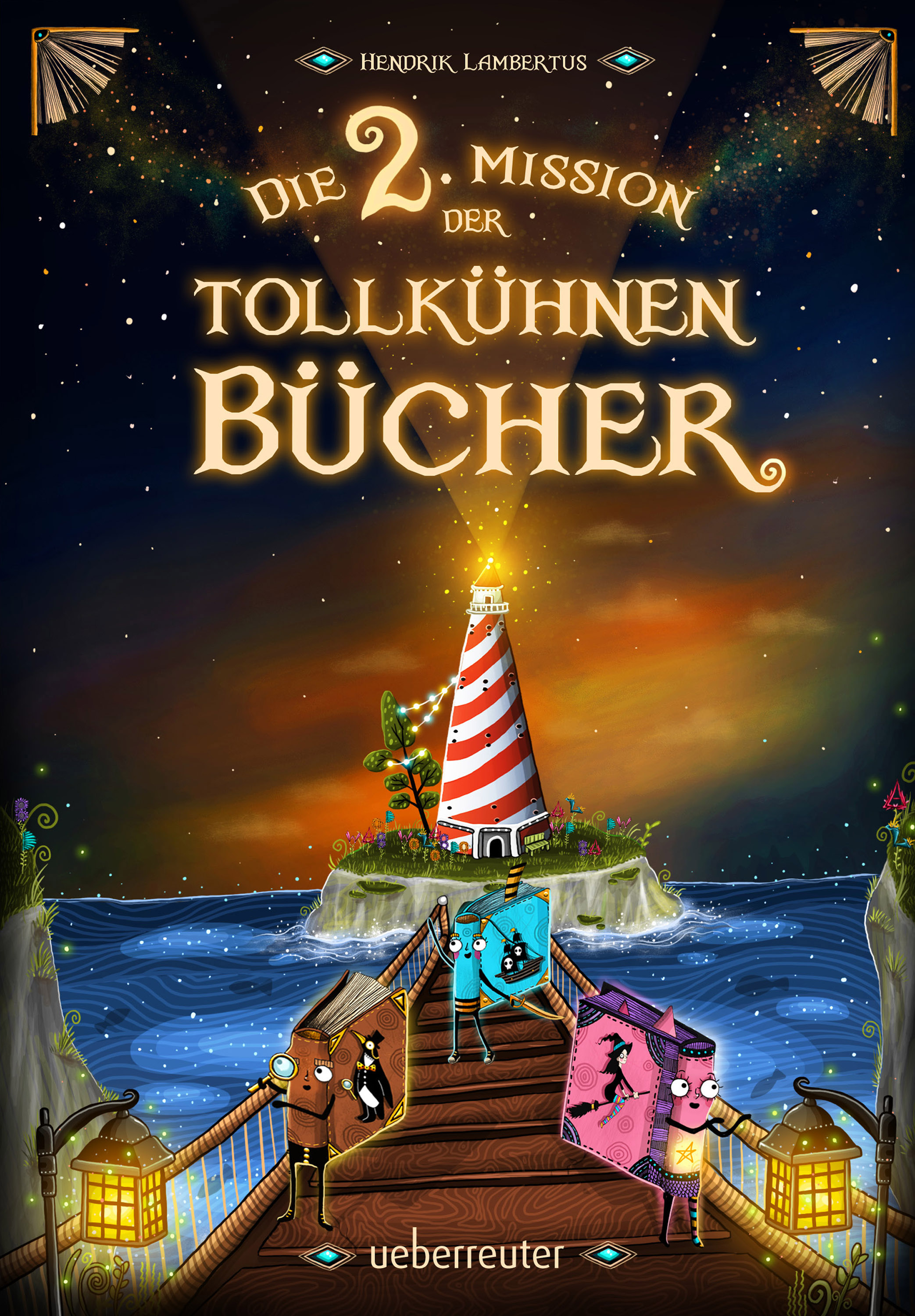 Обложка книги «Die 2. Mission der tollkühnen Bücher»