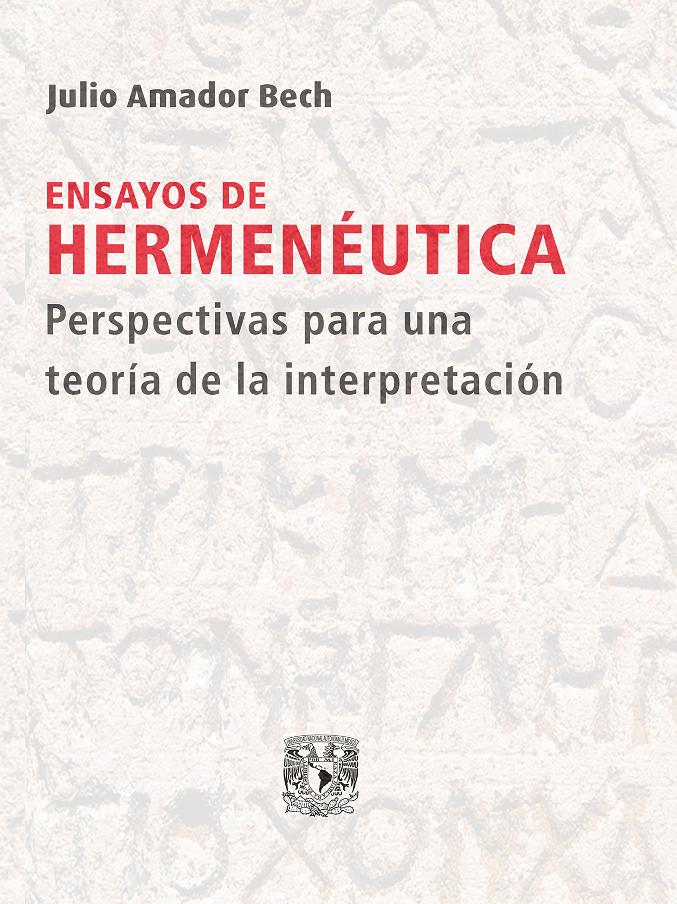 Обложка книги «Ensayos de hermenéutica»