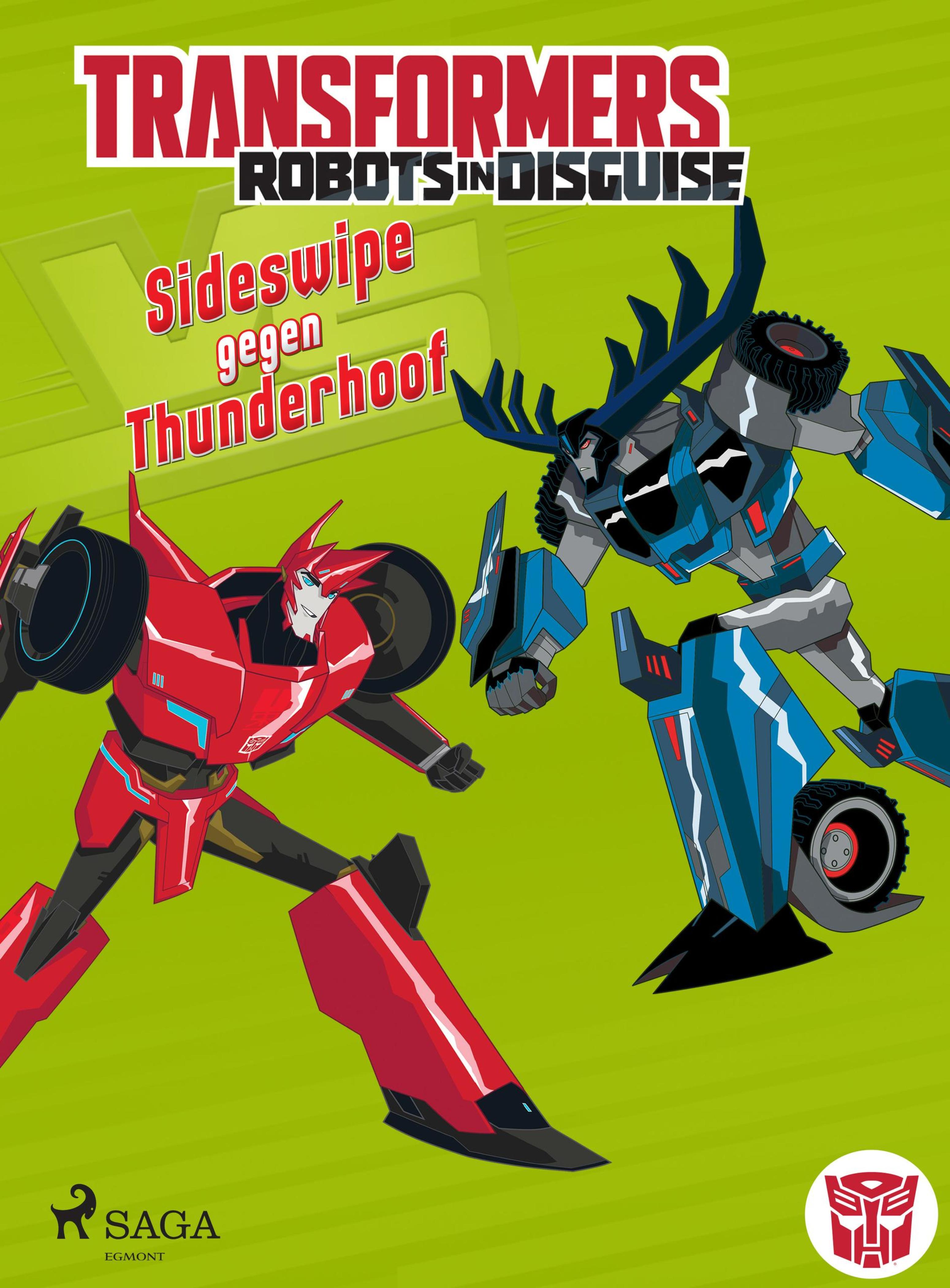 Обложка книги «Transformers - Robots in Disguise - Sideswipe gegen Thunderhoof»