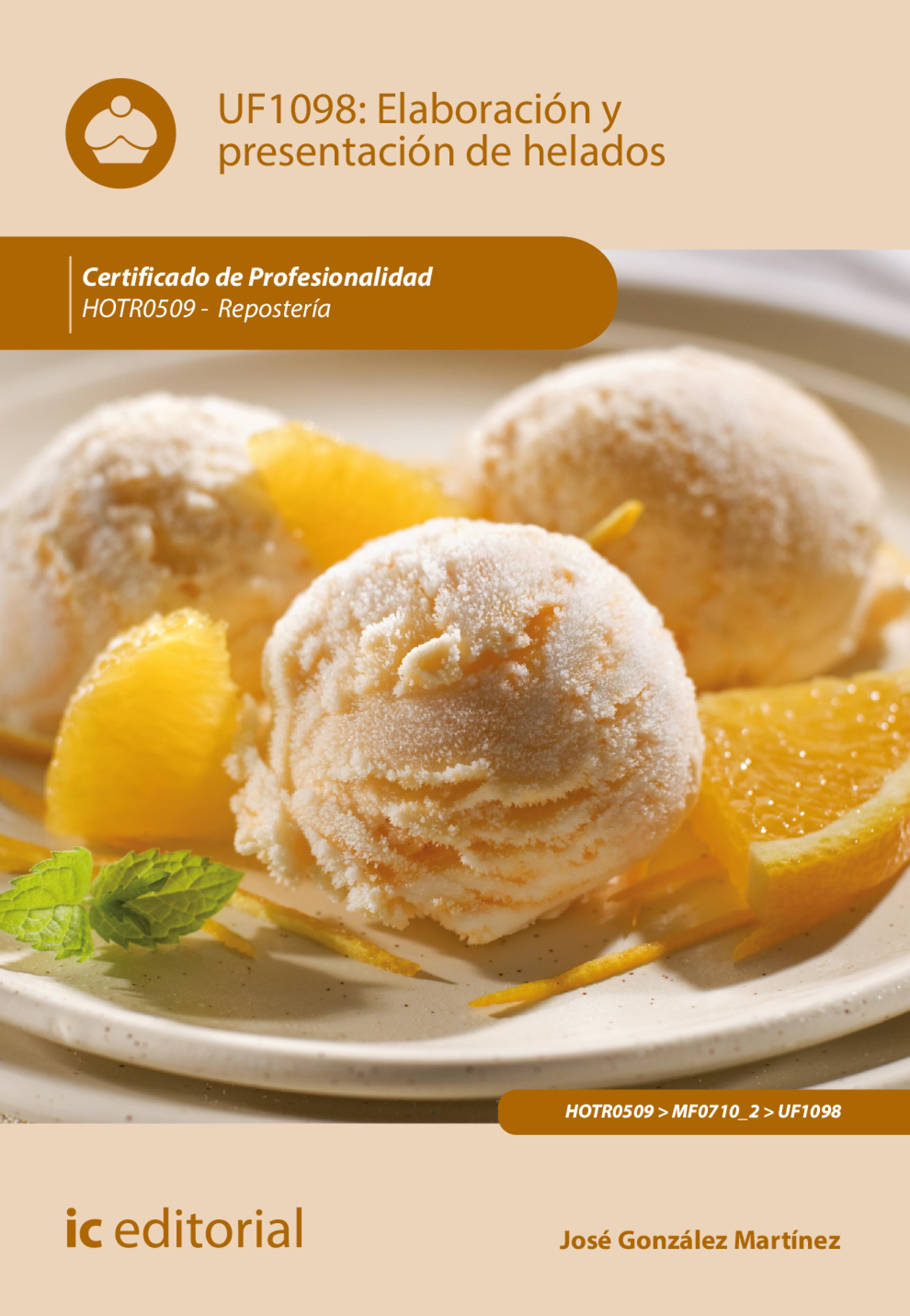 Обложка книги «Elaboración y presentación de helados. HOTR0509»