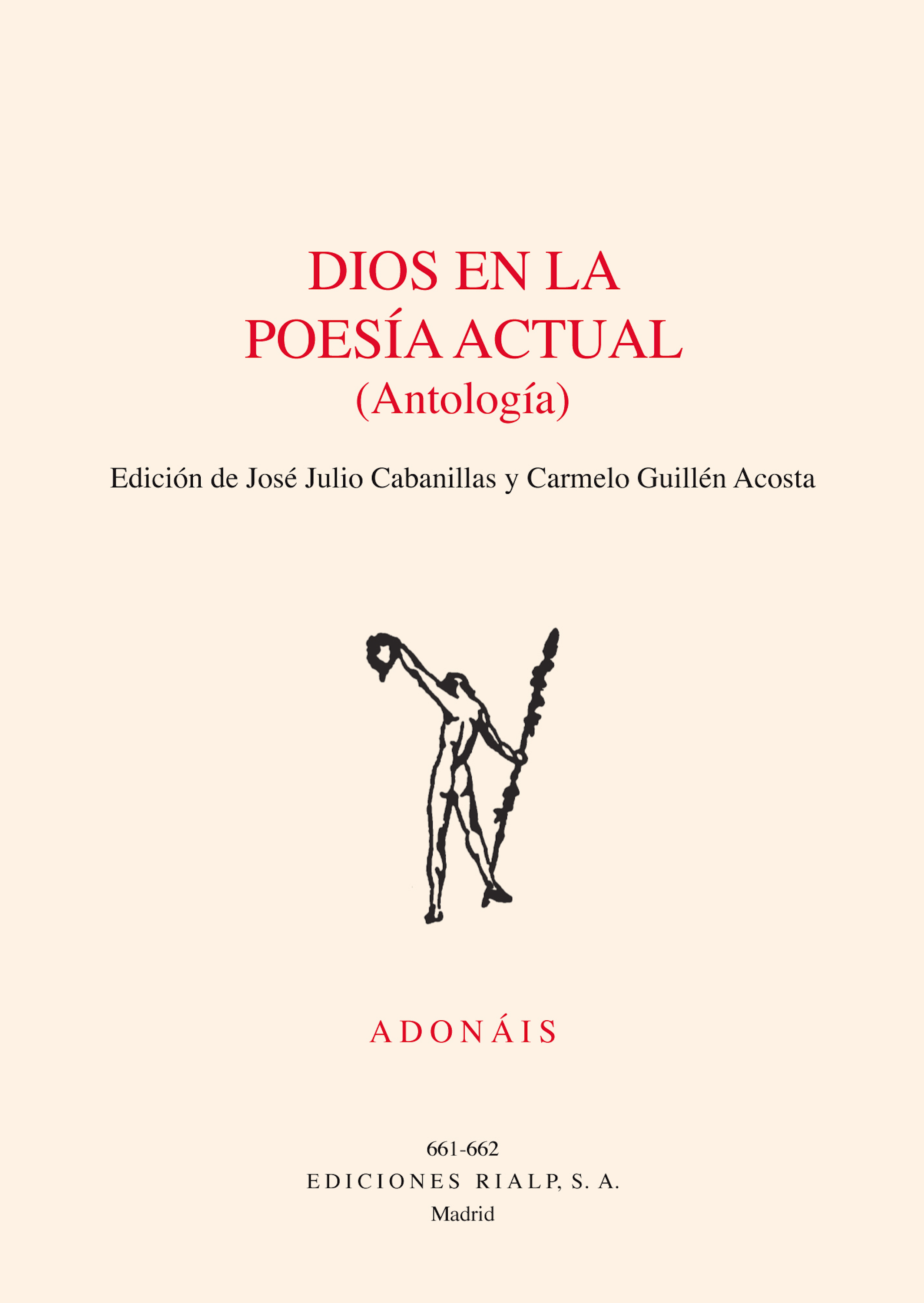 Обложка книги «Dios en la poesía actual»