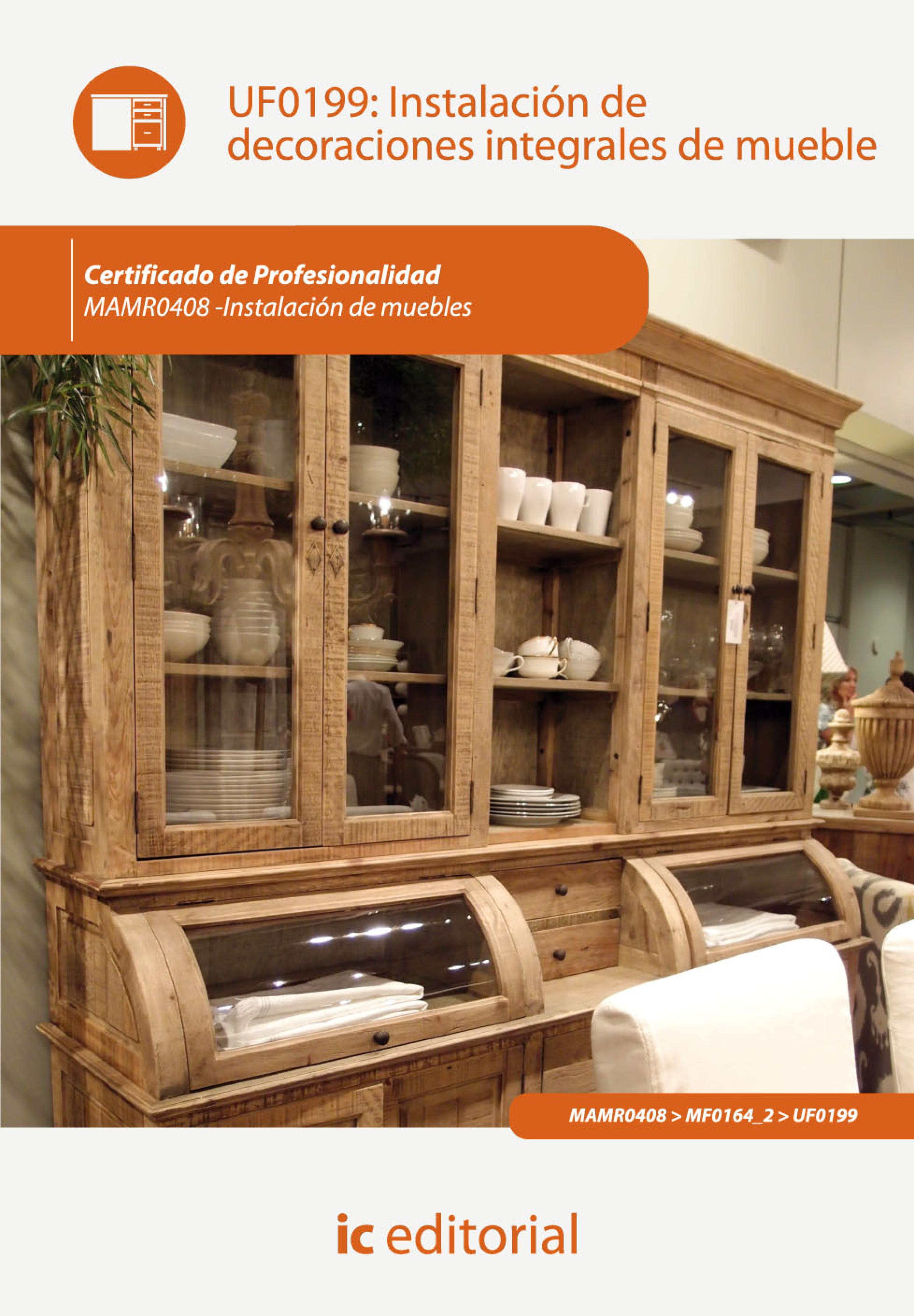 Обложка книги «Instalación de decoraciones integrales de mueble. MAMR0408»