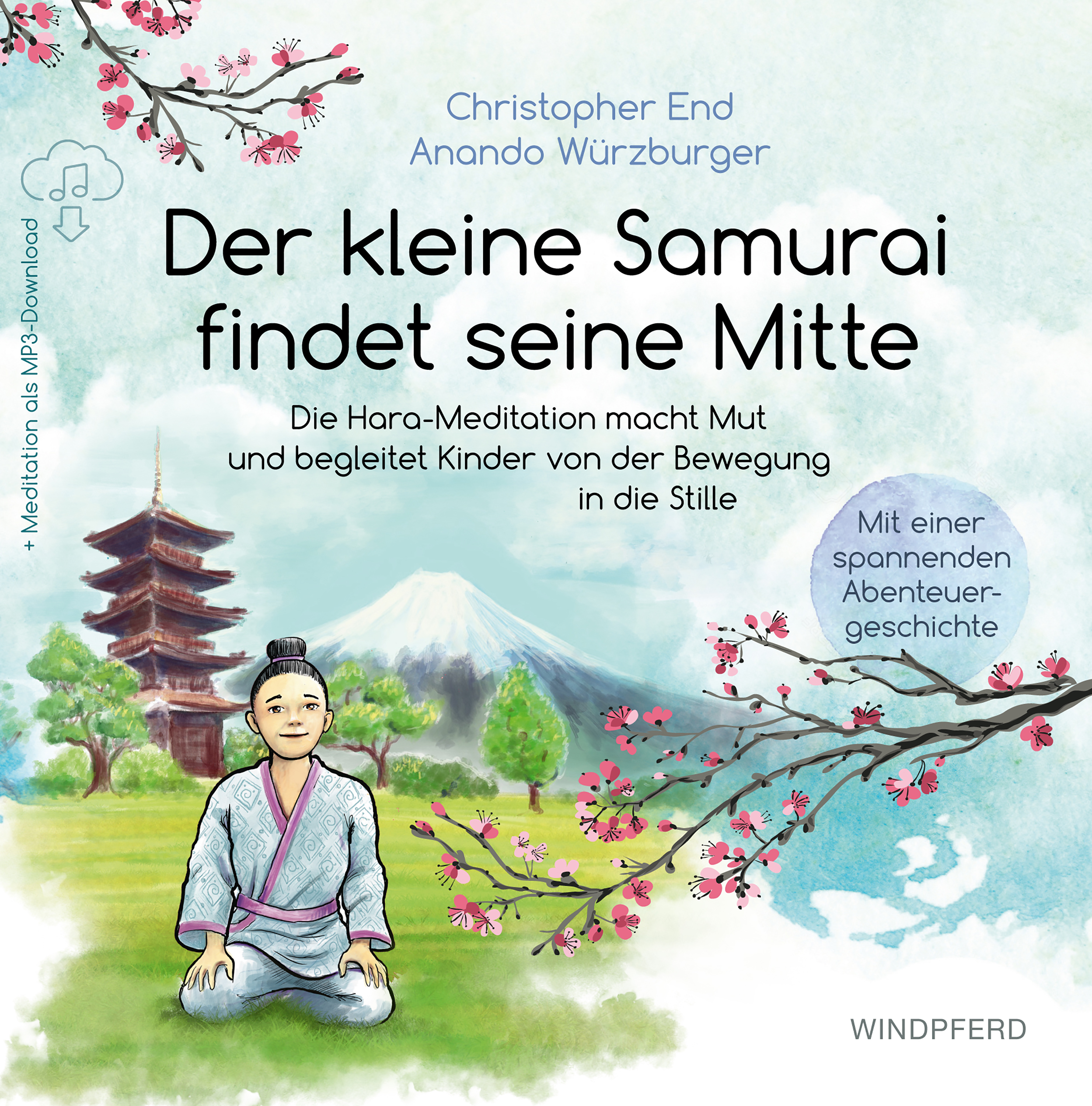 Обложка книги «Der kleine Samurai findet seine Mitte»