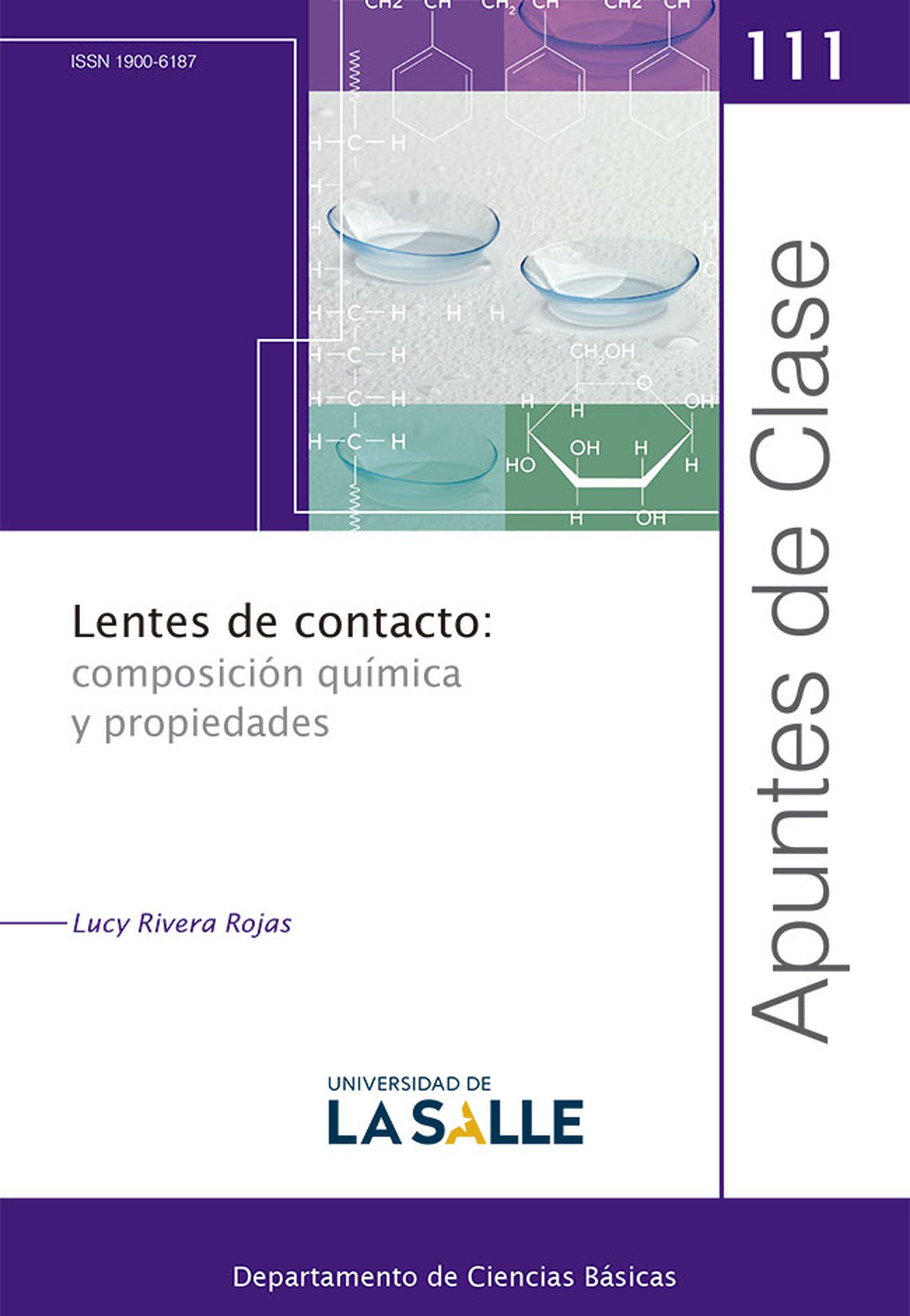 Обложка книги «Lentes de contacto: composición química y propiedades»