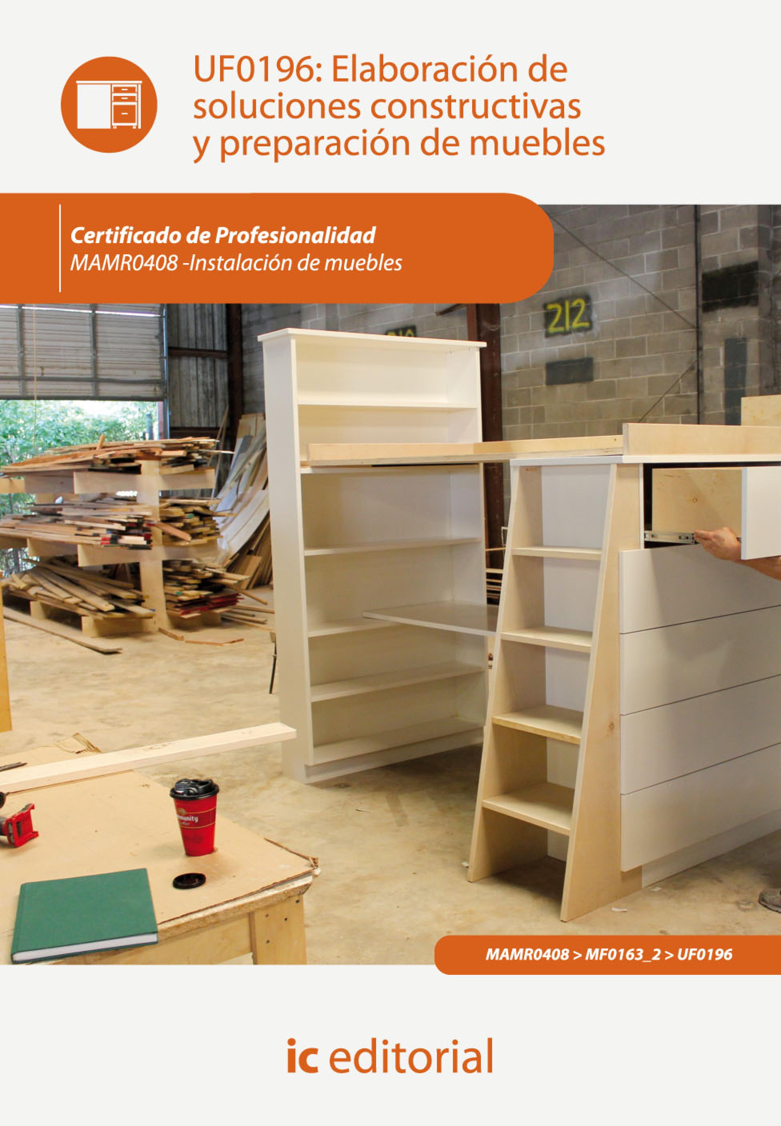 Обложка книги «Elaboración de soluciones constructivas y preparación de muebles. MAMR0408»