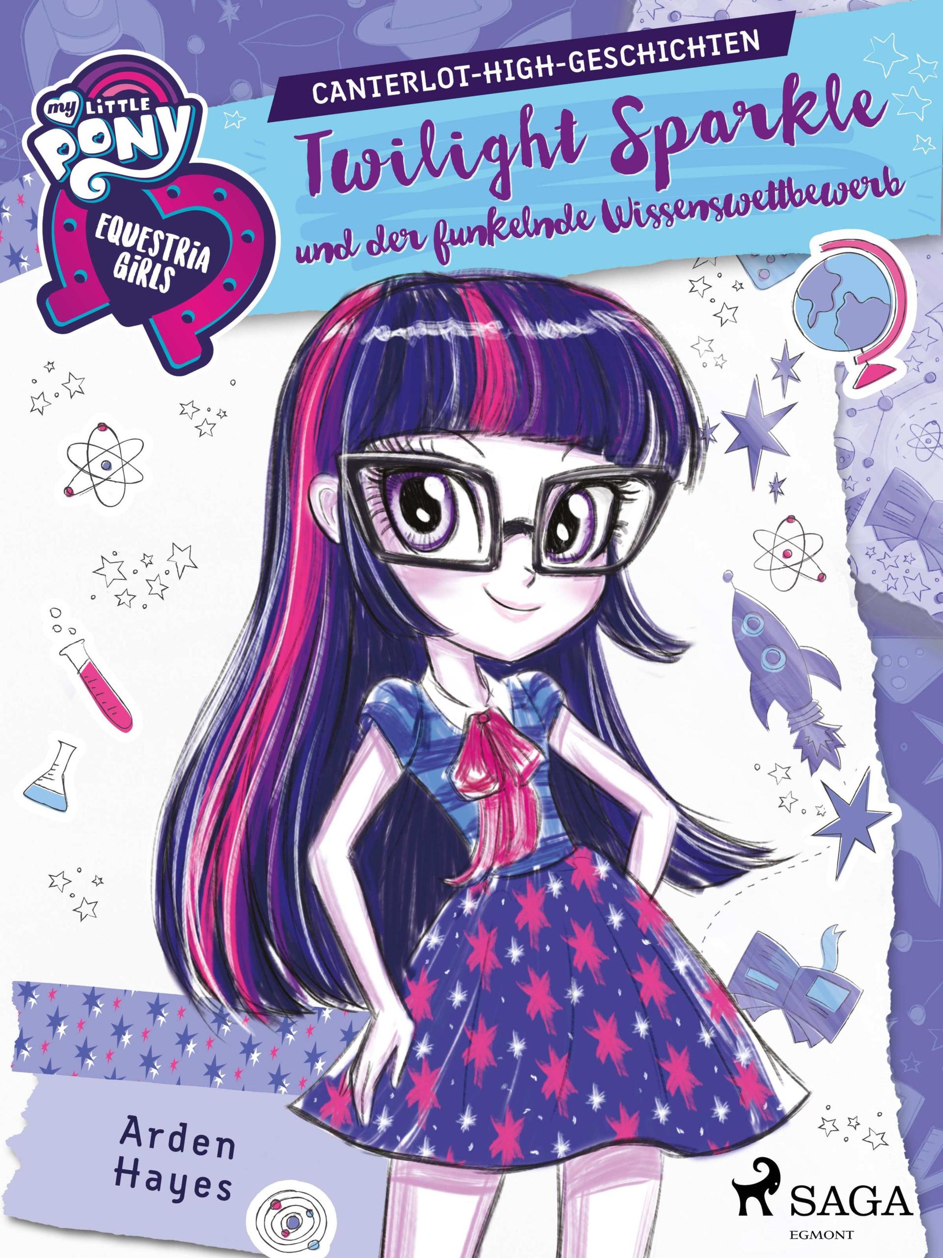 Обложка книги «My Little Pony - Equestria Girls - Twilight Sparkle und der funkelnde Wissenswettbewerb»