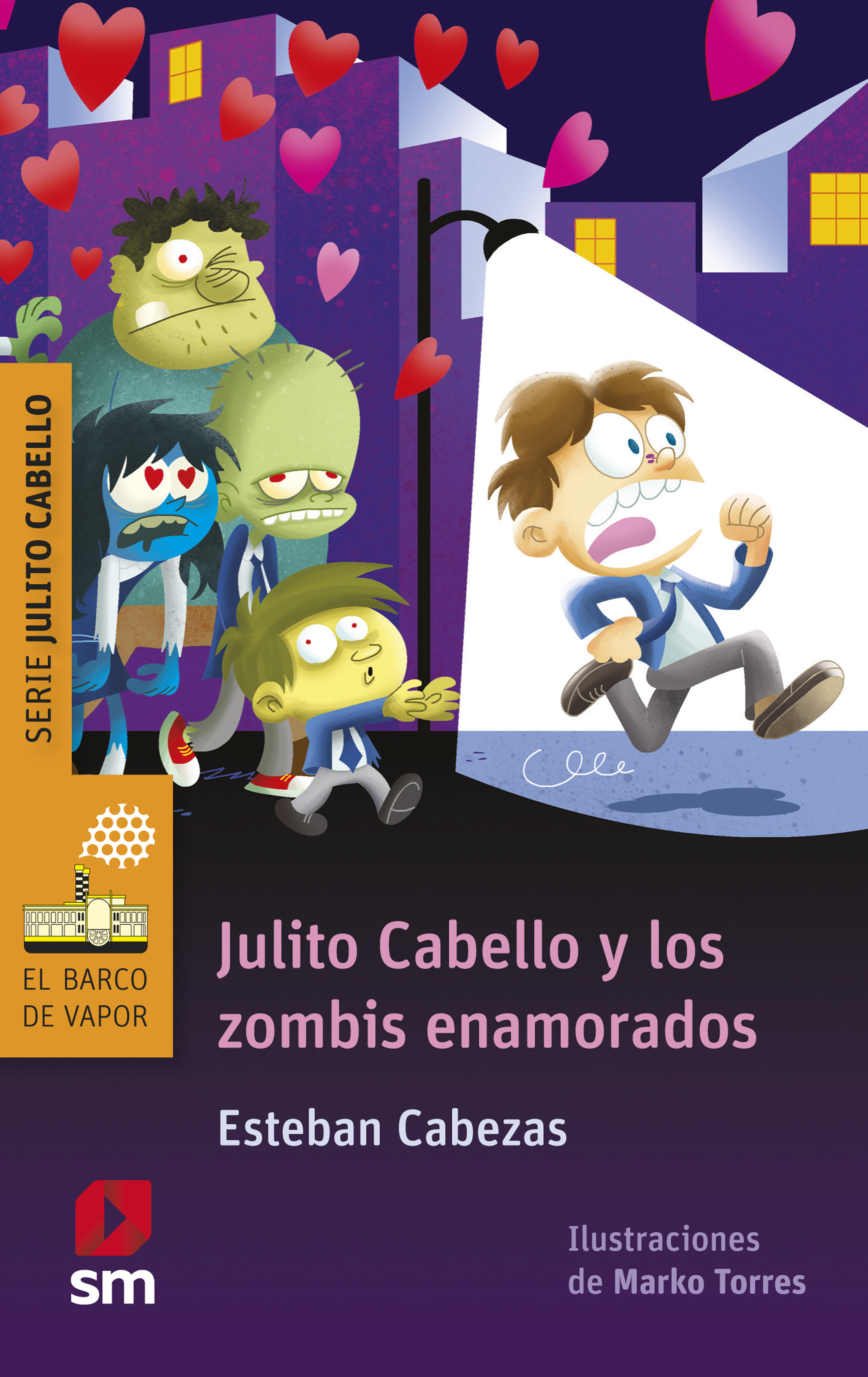 Обложка книги «Julito Cabello y los zombis enamorados»