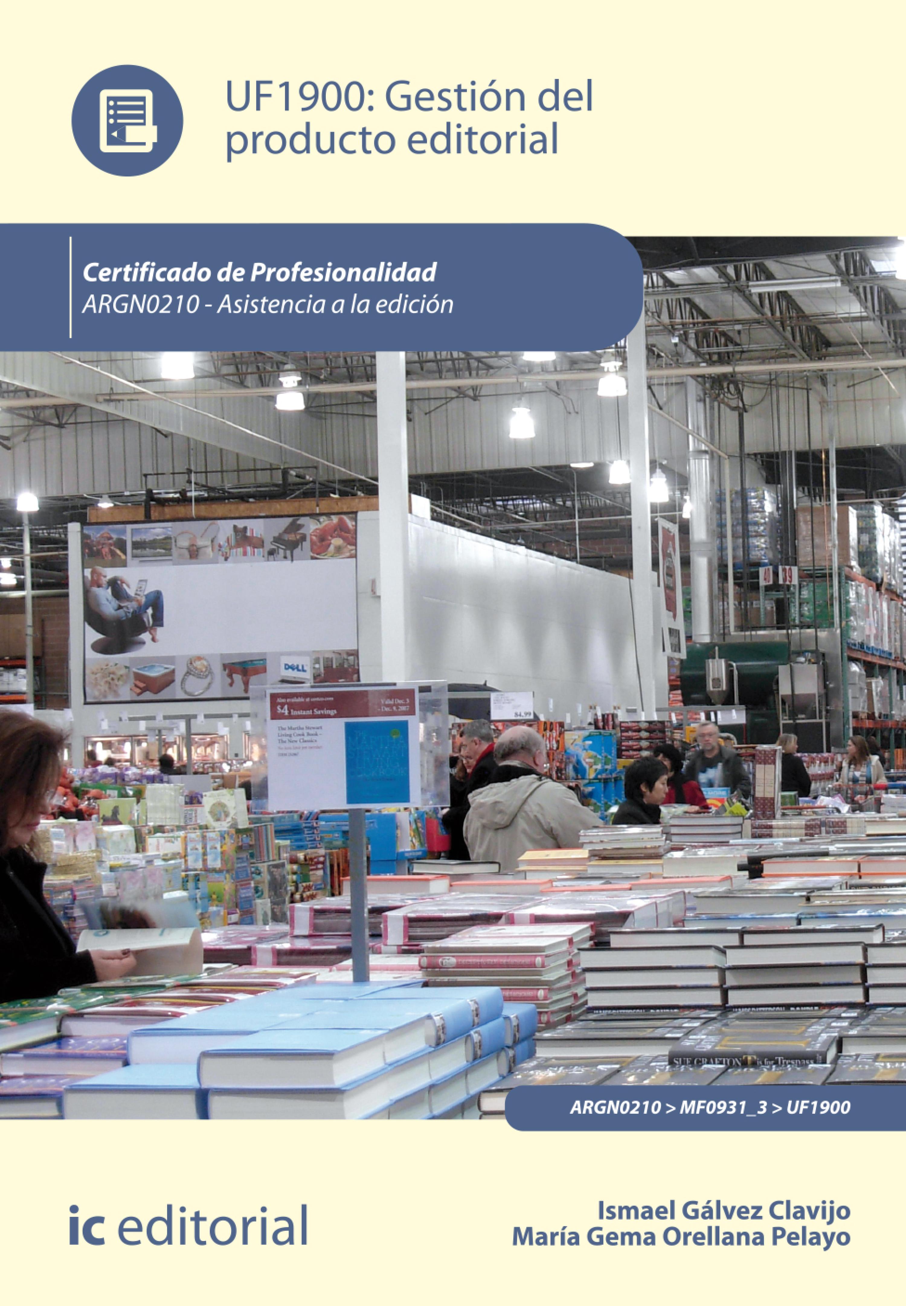 Обложка книги «Gestión del producto editorial. ARGN0210»
