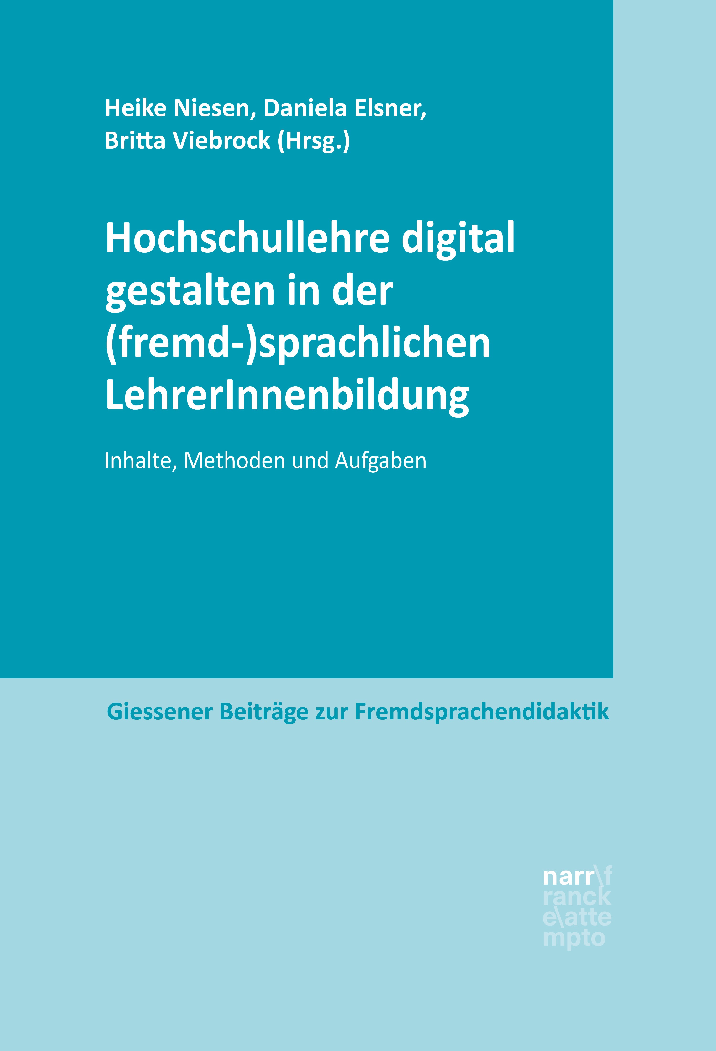 Обложка книги «Hochschullehre digital gestalten in der (fremd-)sprachlichen LehrerInnenbildung»