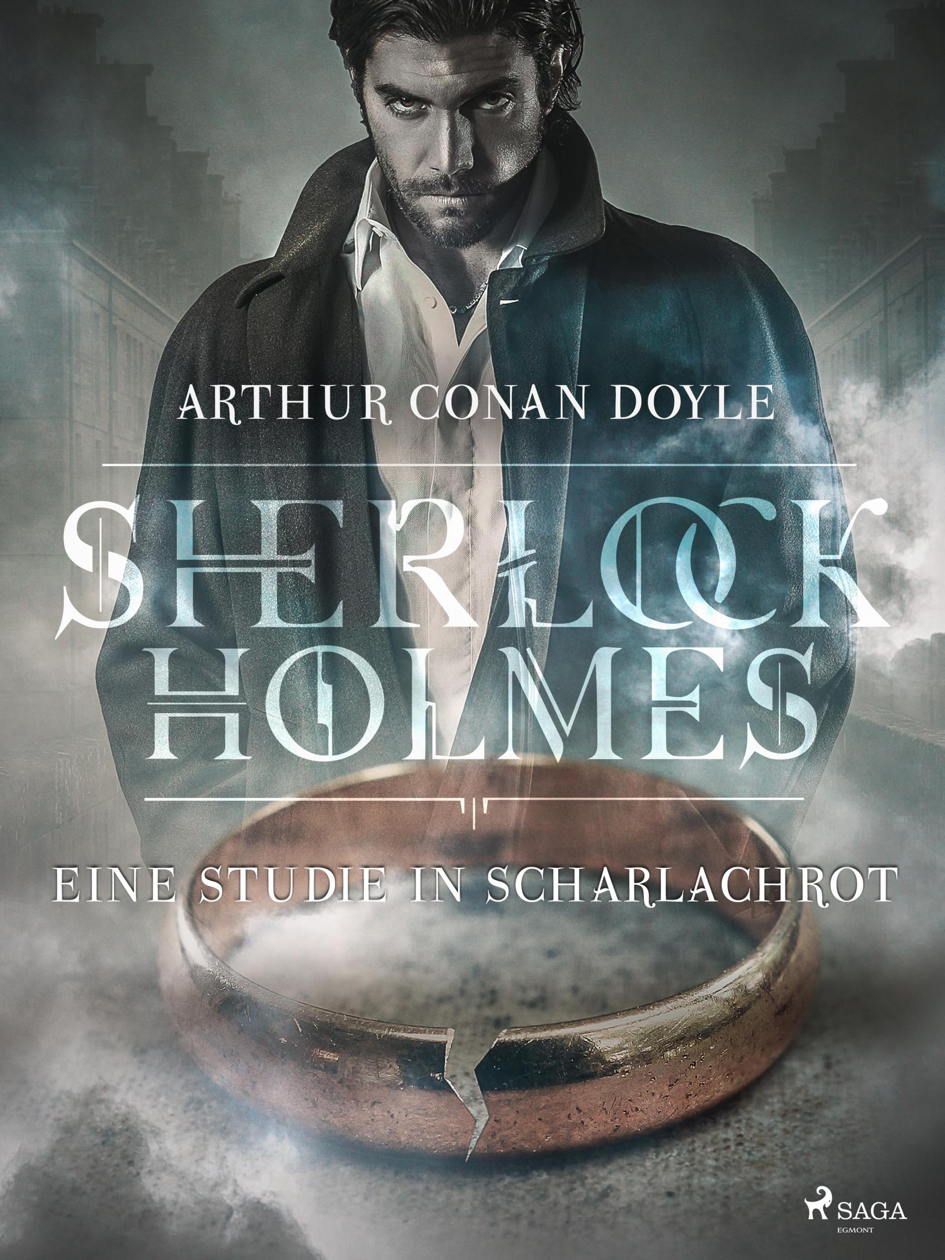 Обложка книги «Eine Studie in Scharlachrot»