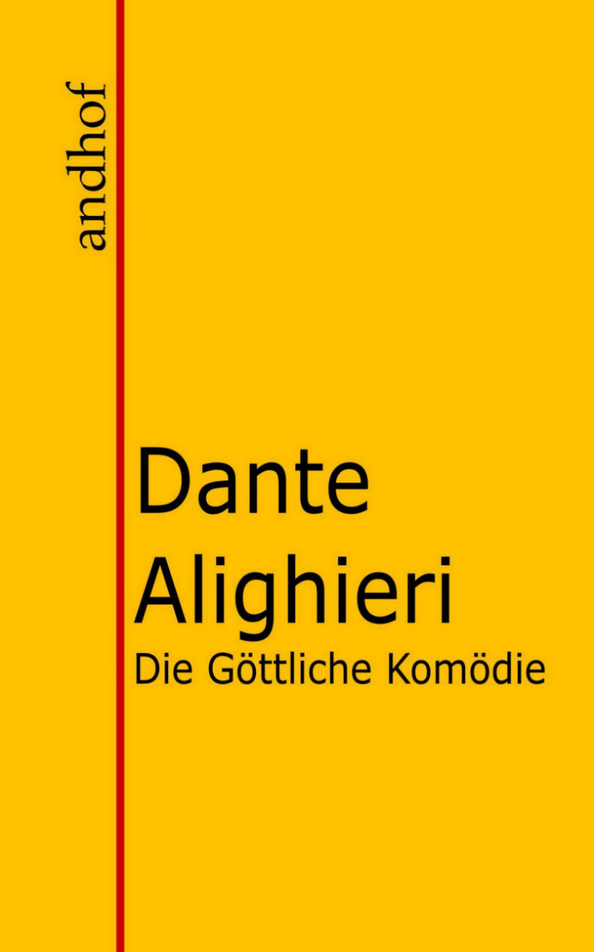 Обложка книги «Die Göttliche Komödie»