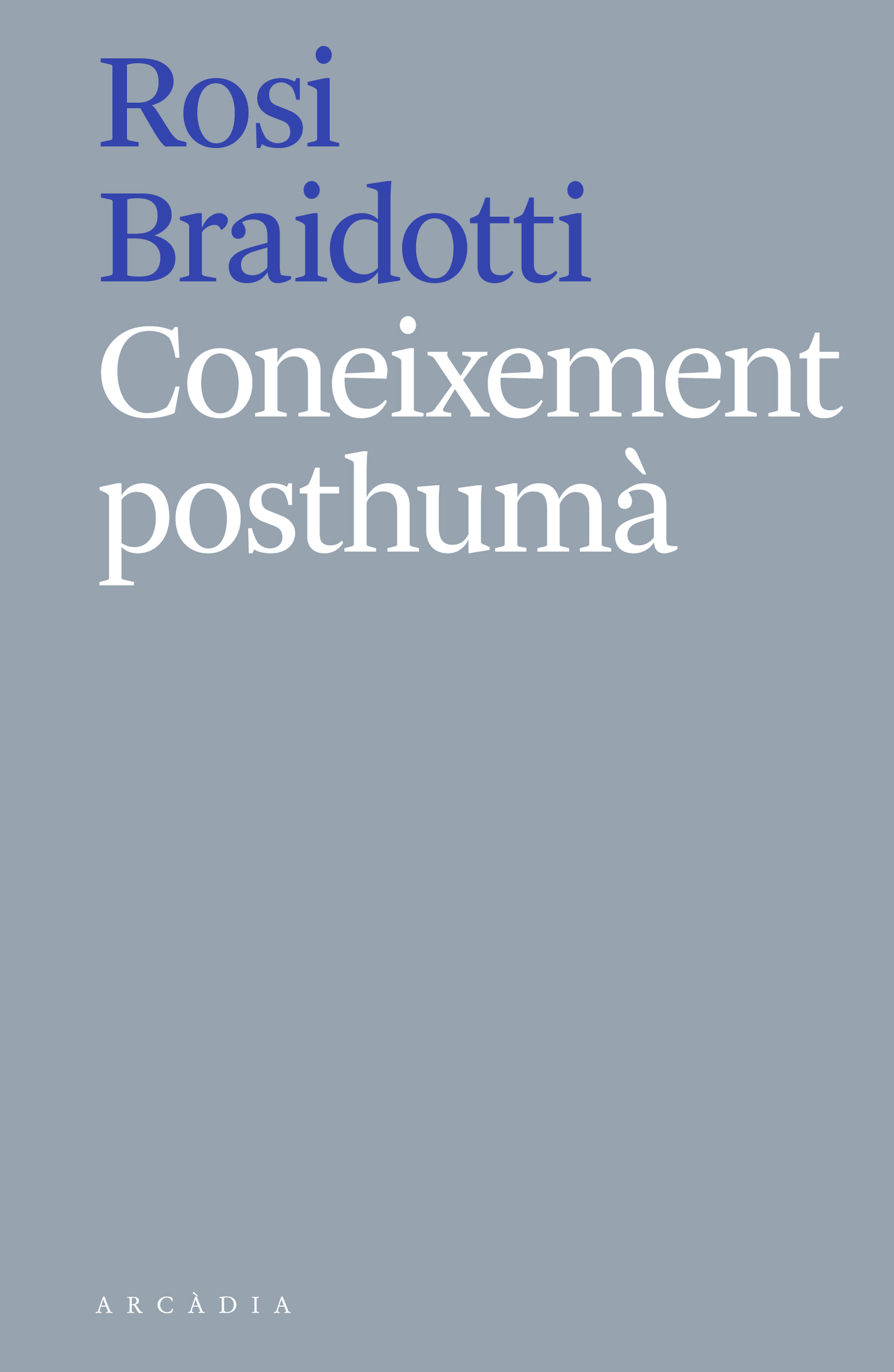 Обложка книги «Coneixement posthumà»
