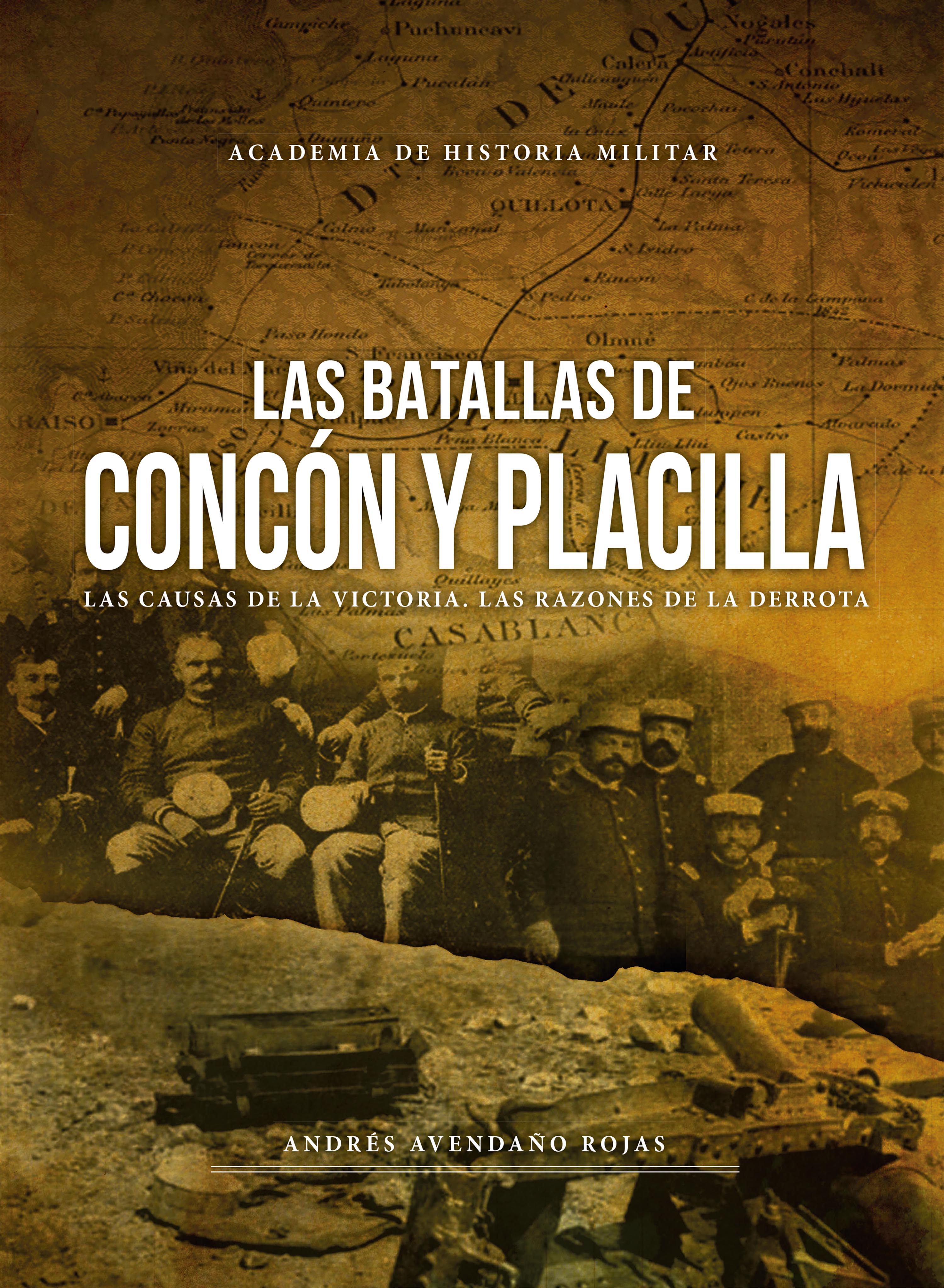 Обложка книги «Las batallas de Concón y Placilla»