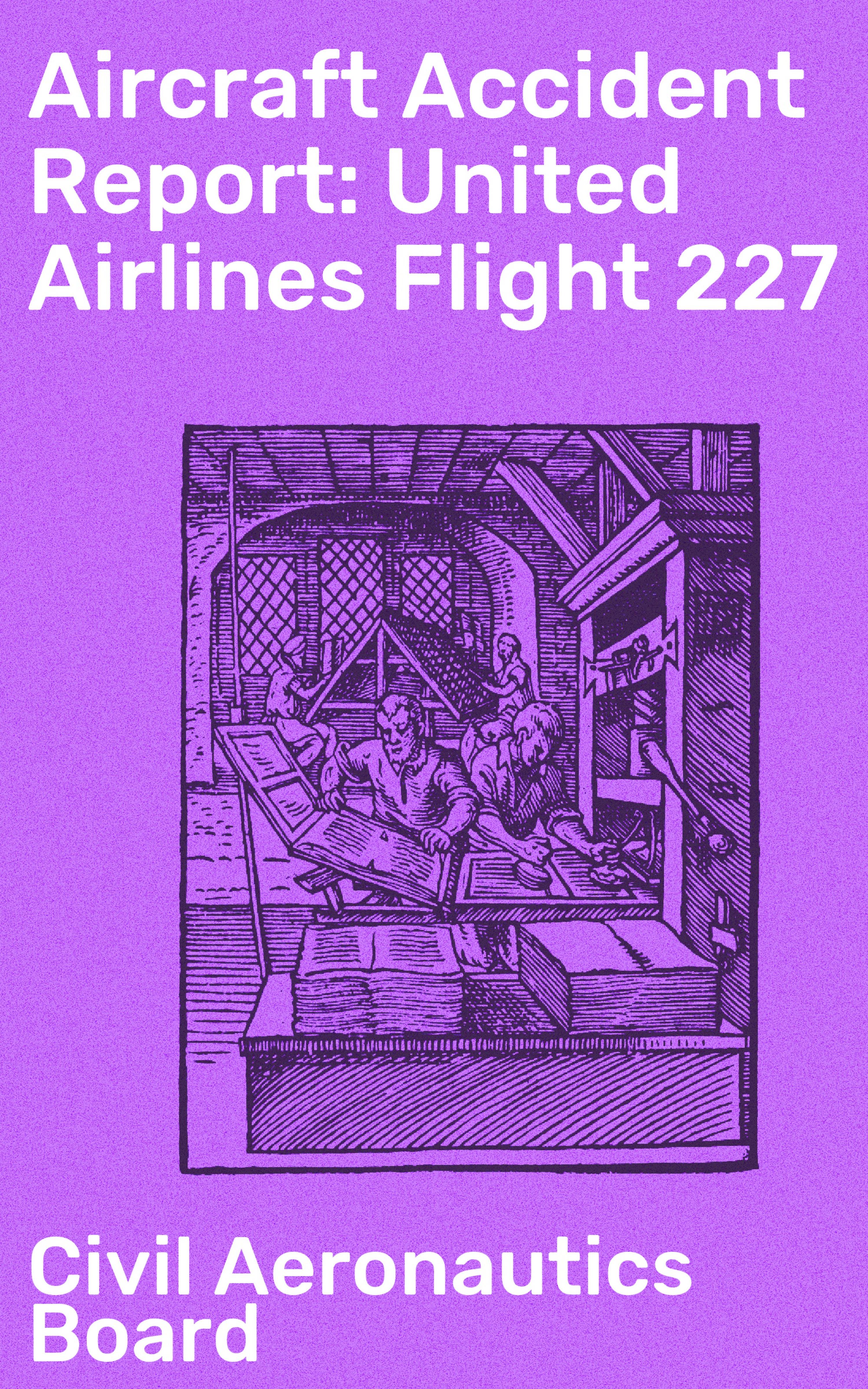 Обложка книги «Aircraft Accident Report: United Airlines Flight 227»