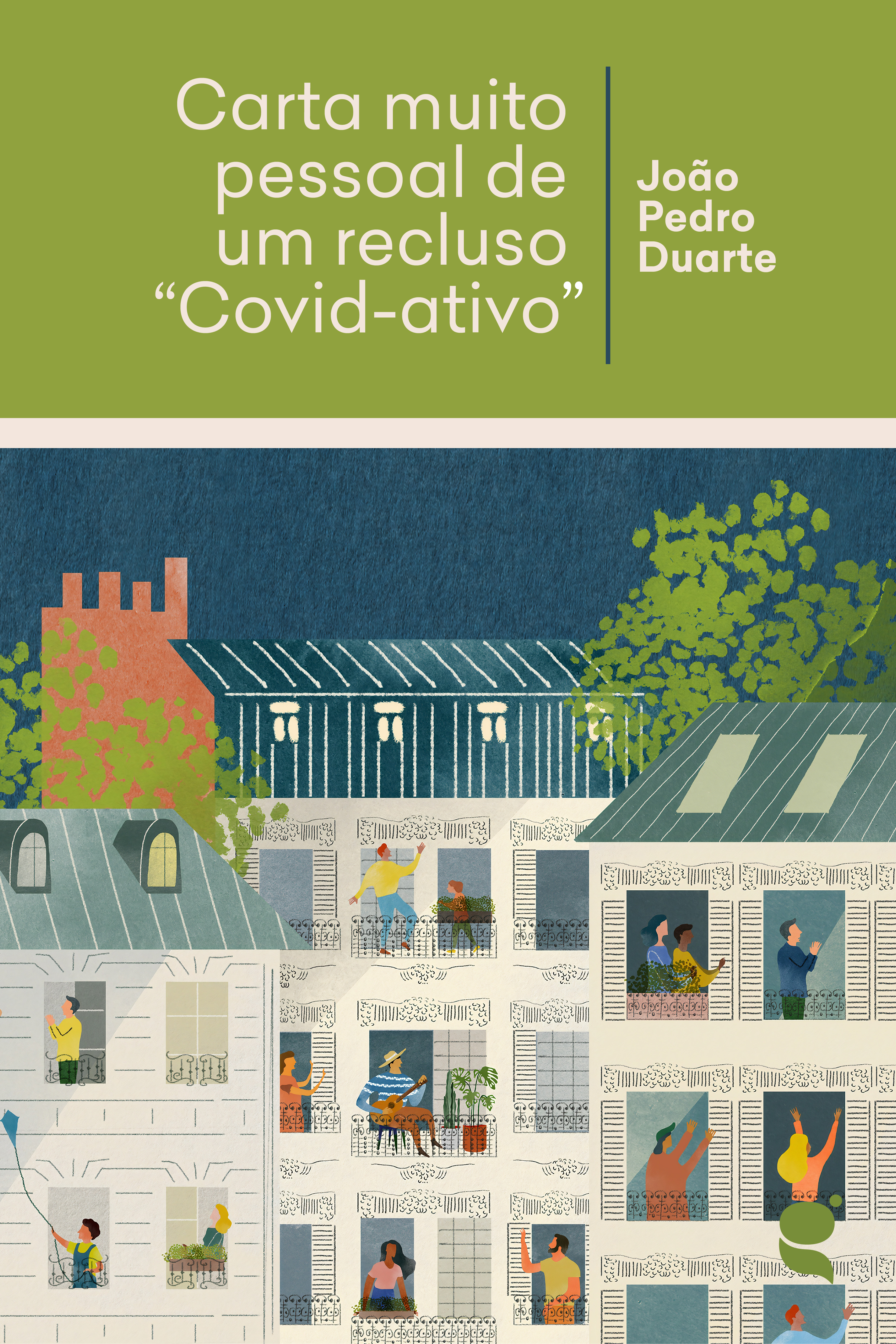 Обложка книги «Carta muito pessoal de um recluso "Covid-ativo"»