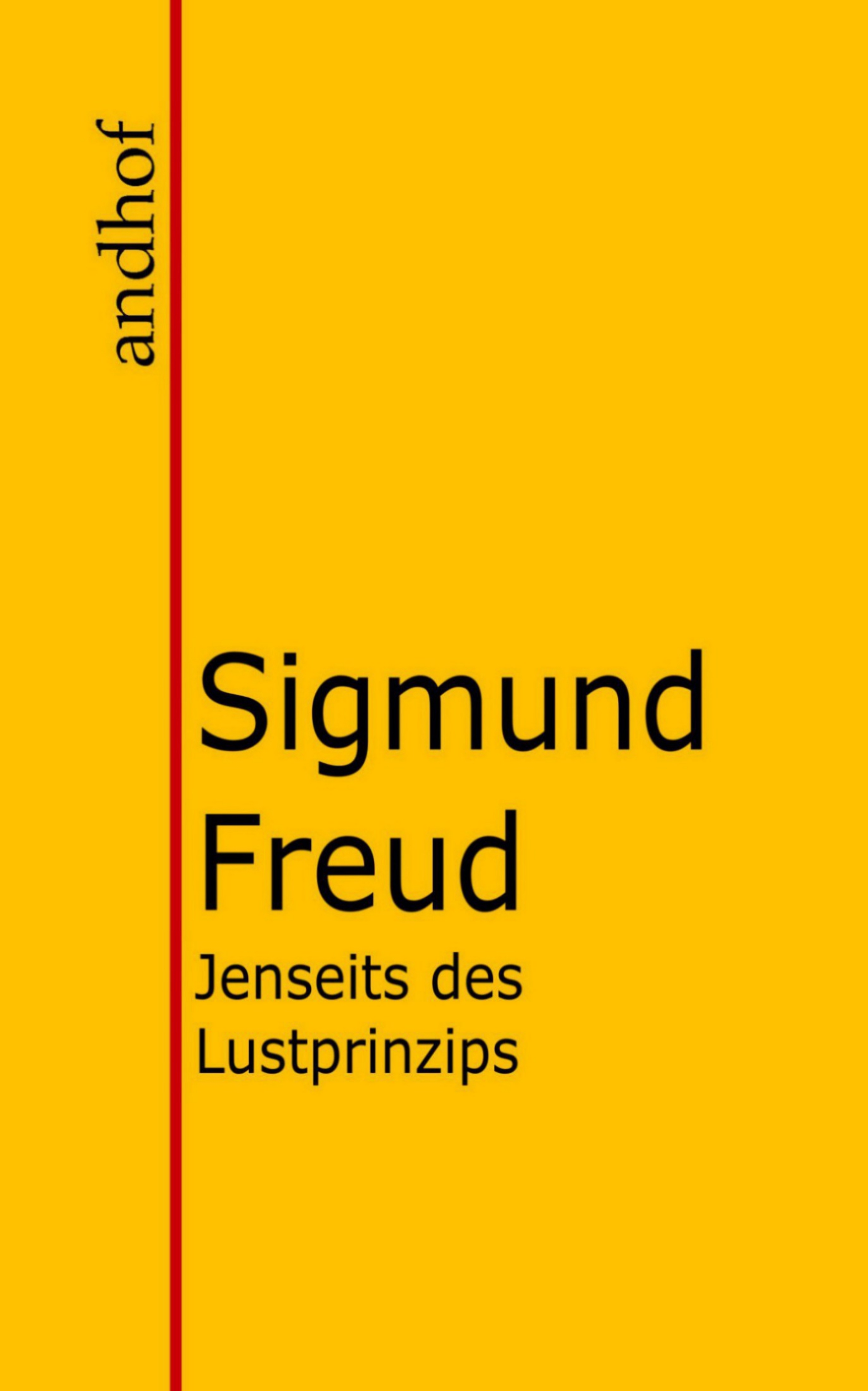 Обложка книги «Jenseits des Lustprinzips»