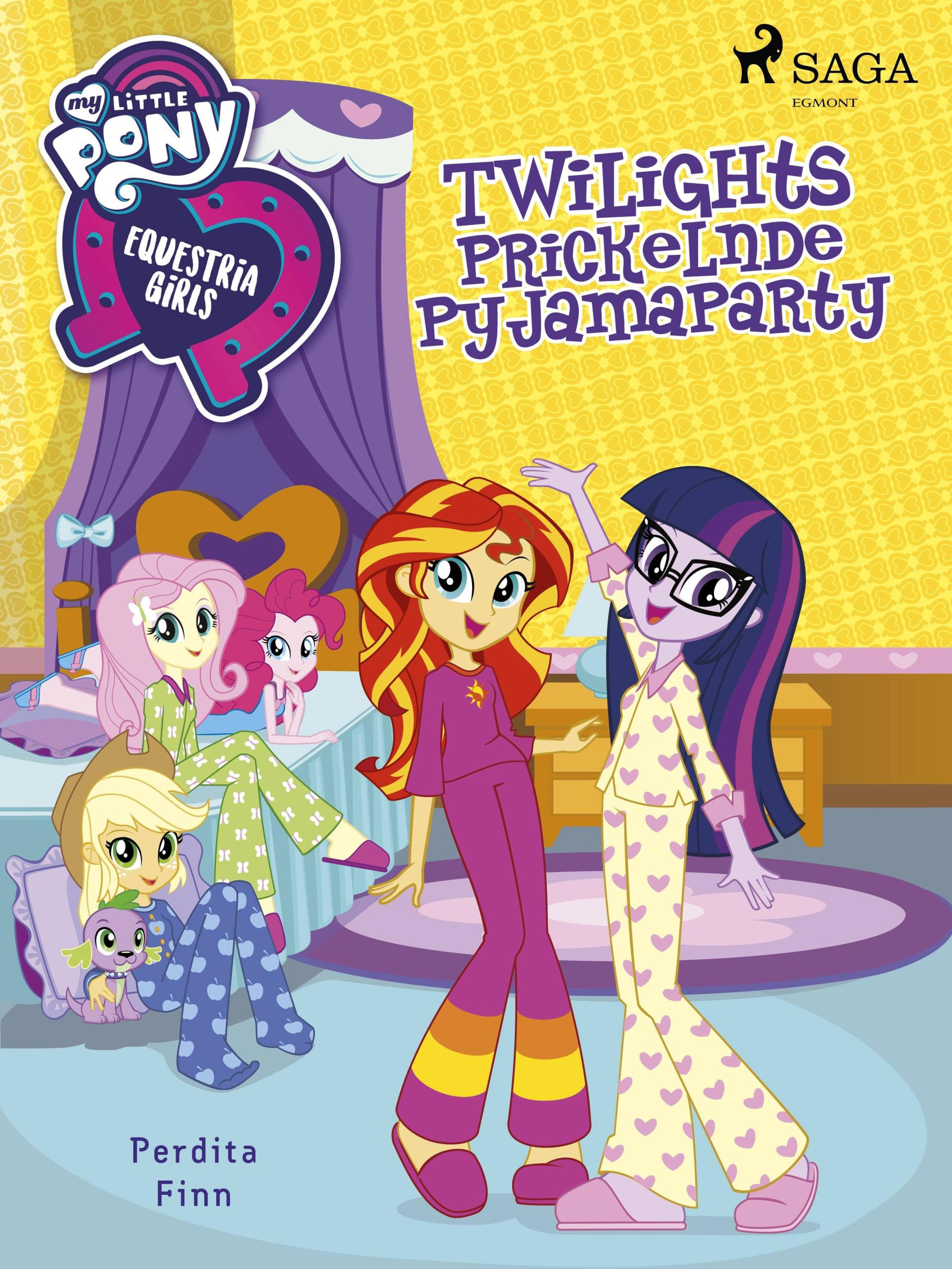 Обложка книги «My Little Pony - Equestria Girls - Twilights Prickelnde Pyjamaparty»