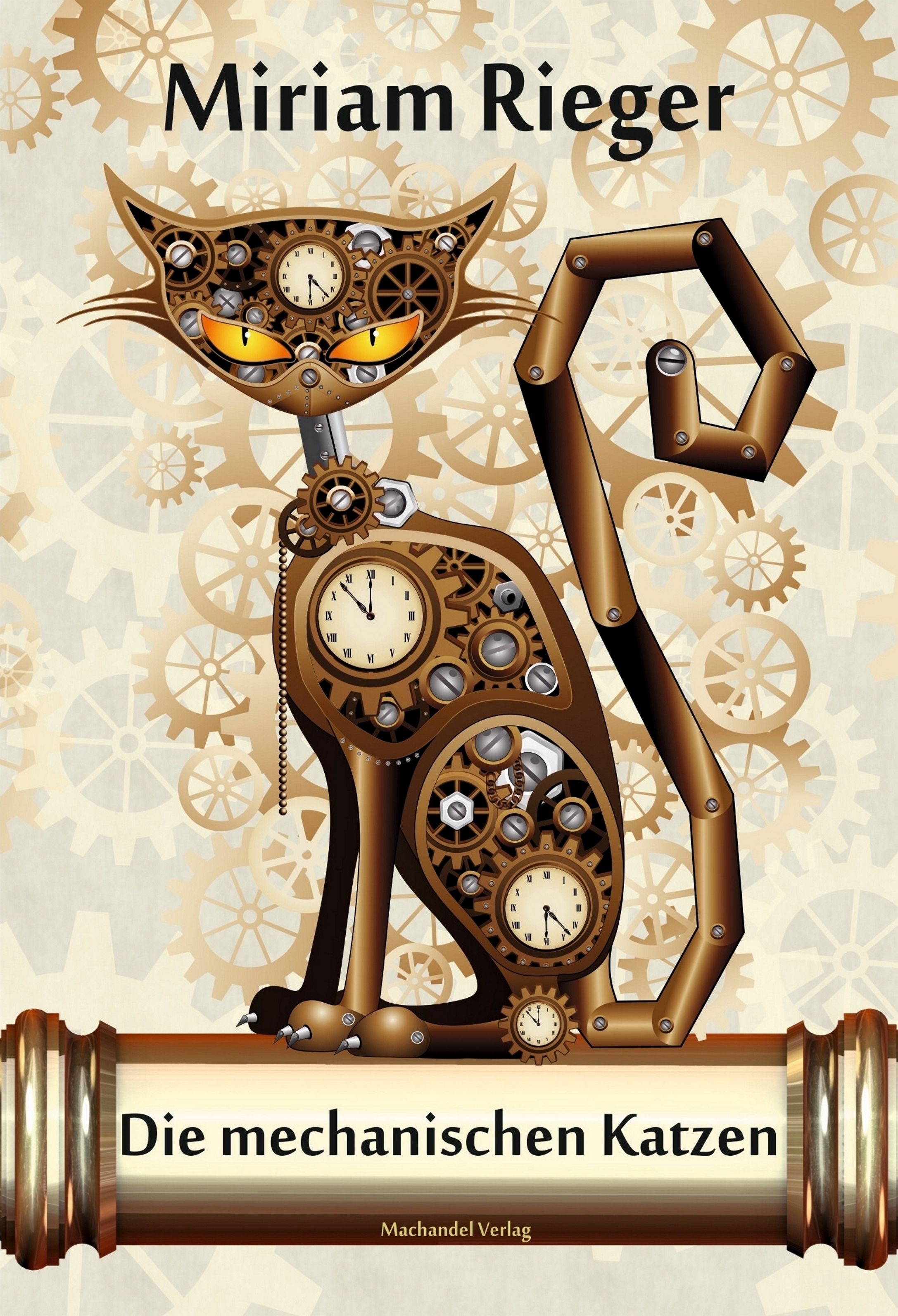 Обложка книги «Die mechanischen Katzen»