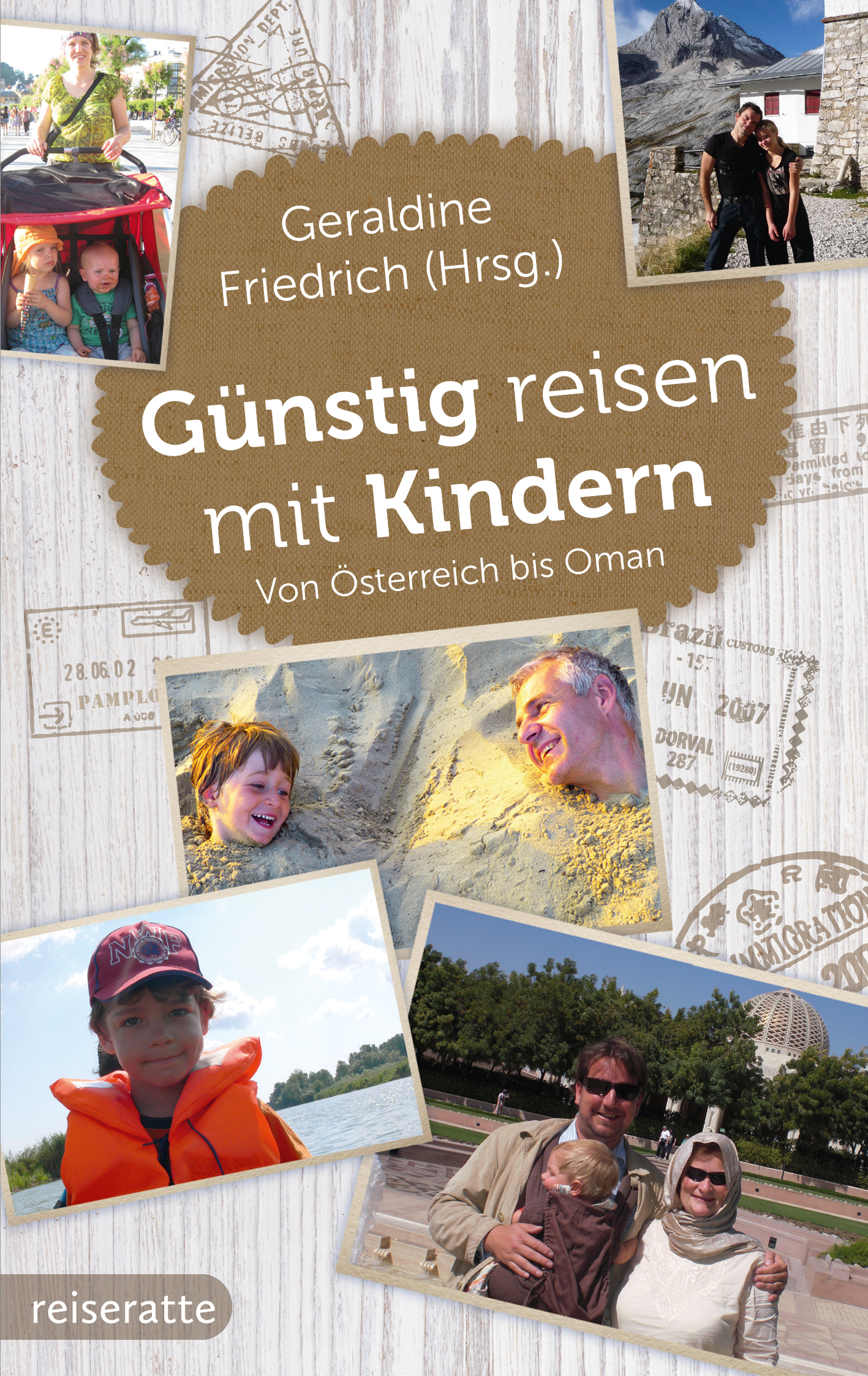 Обложка книги «Günstig reisen mit Kindern»