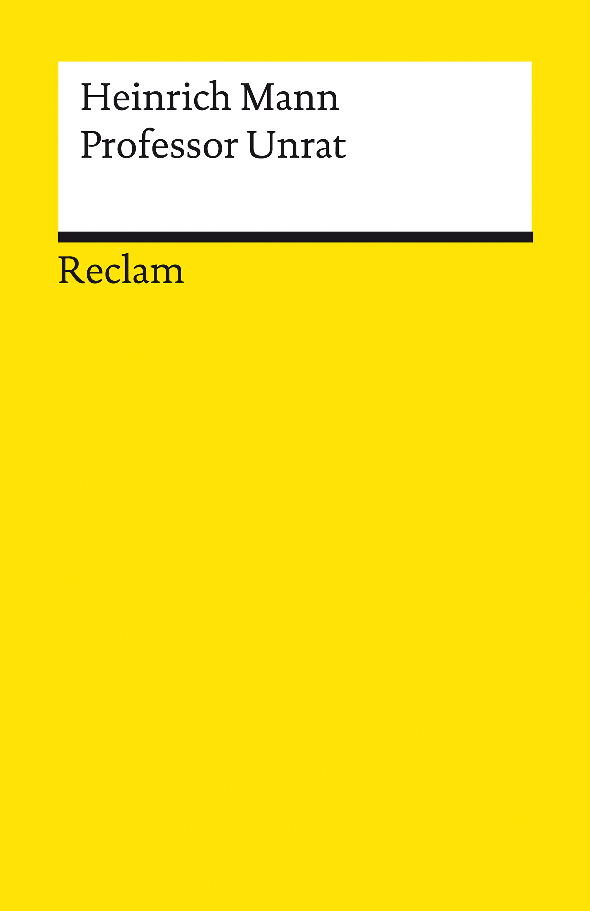 Обложка книги «Professor Unrat oder Das Ende eines Tyrannen. Roman»