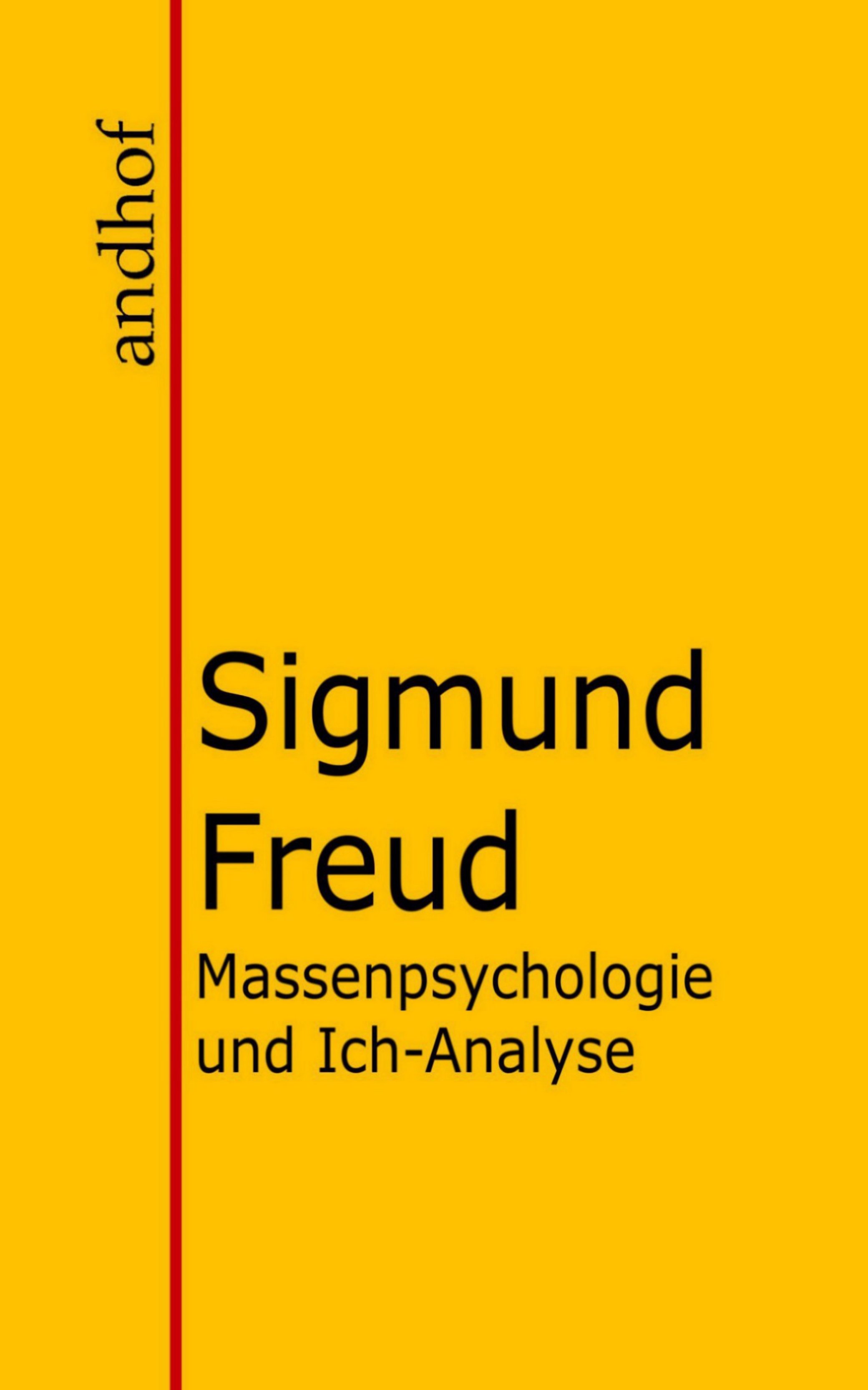 Обложка книги «Massenpsychologie und Ich-Analyse»