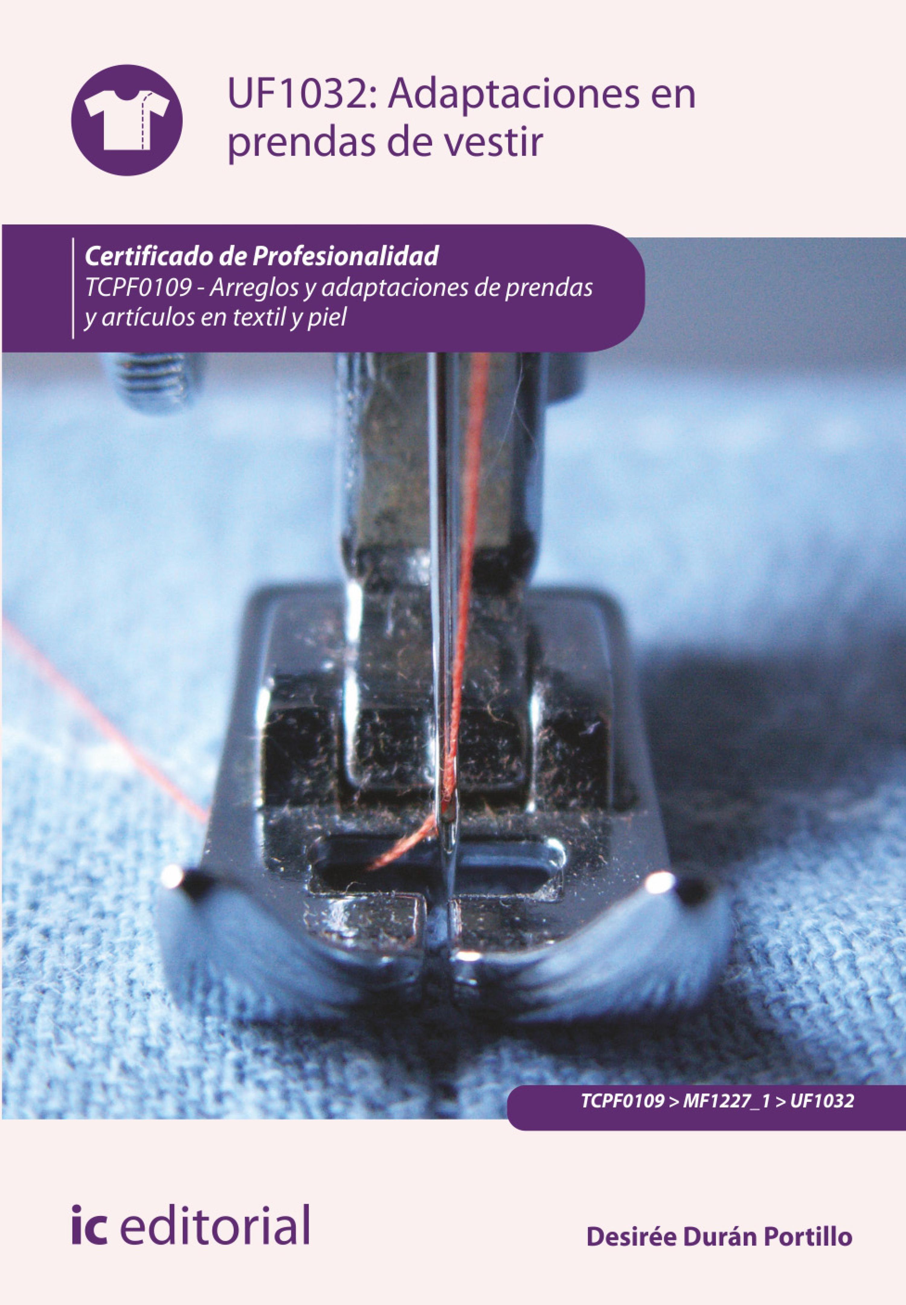 Обложка книги «Adaptaciones en prendas de vestir. TCPF0109»